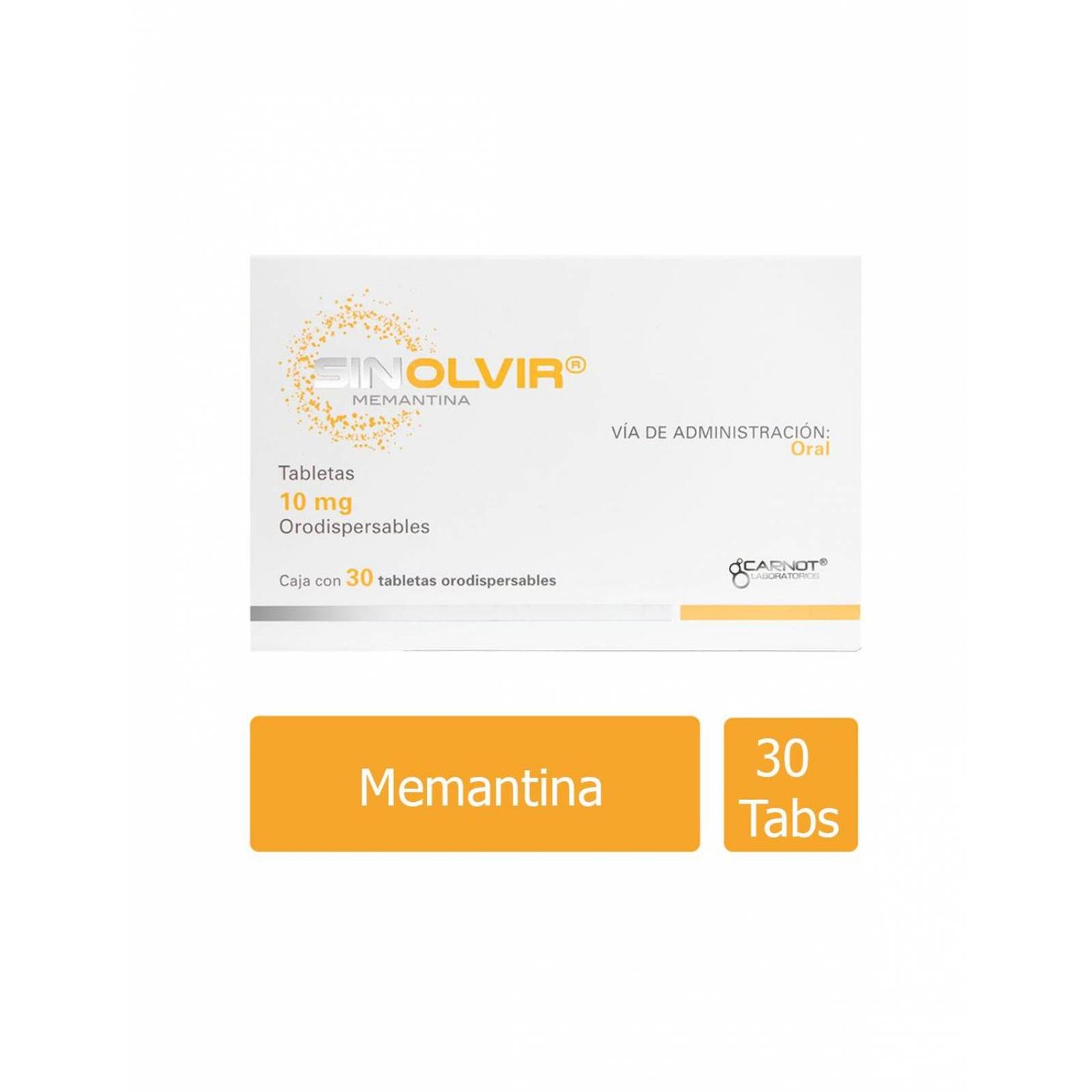 Sinolvir 10 mg Caja Con 30 Tabletas Orodispersables 
