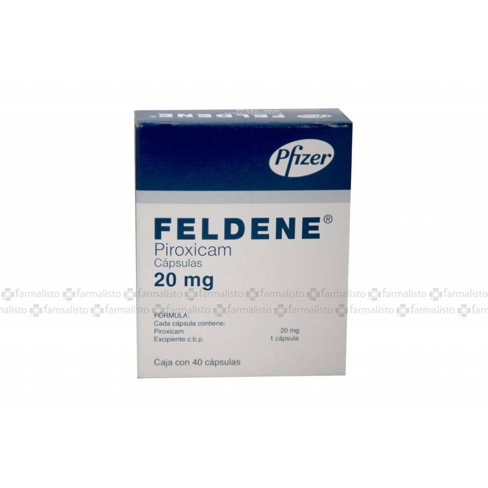 Feldene 20 mg Caja Con 40 Cápsulas 