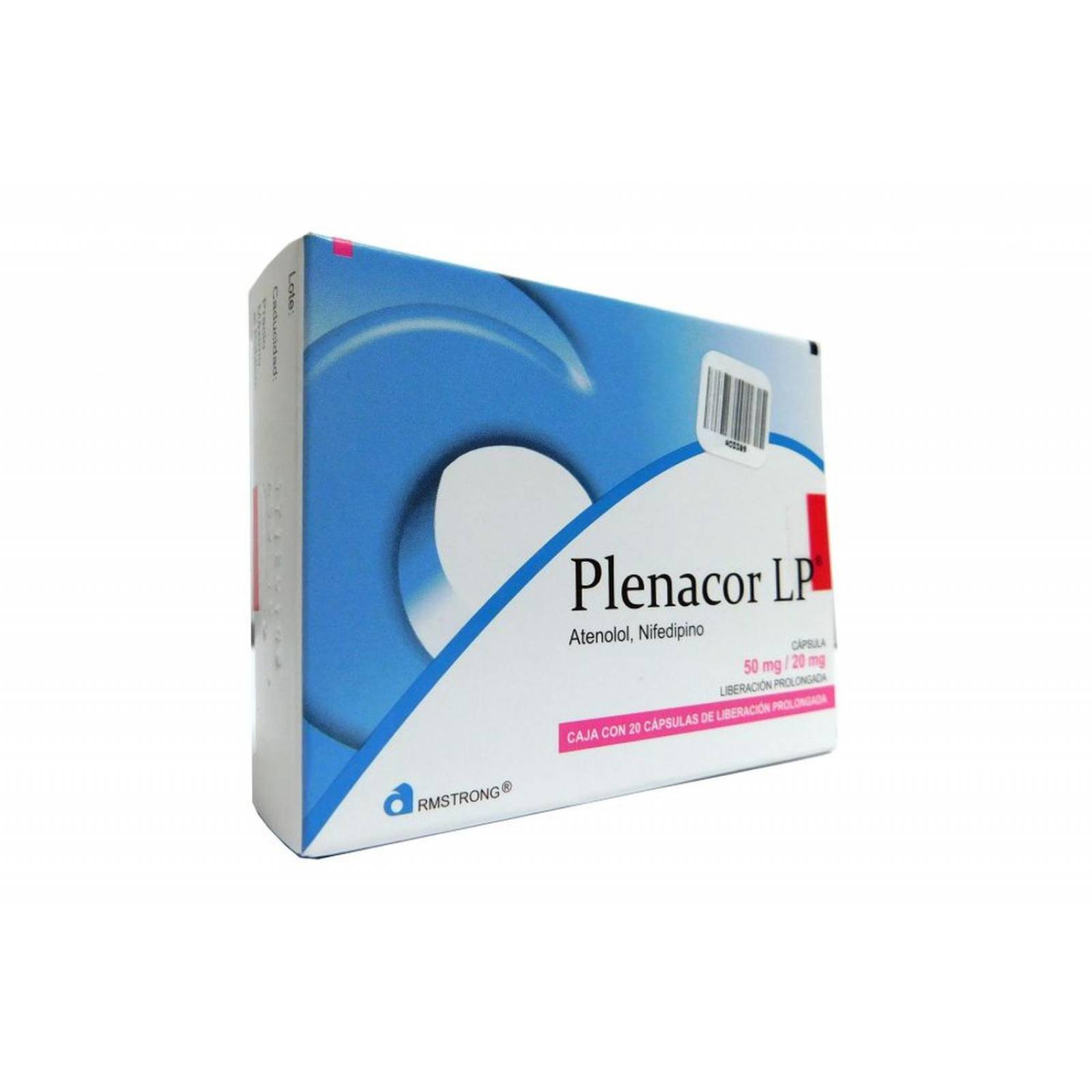 Plenacor LP 50 / 20 mg Caja Con 20 Cápsulas 