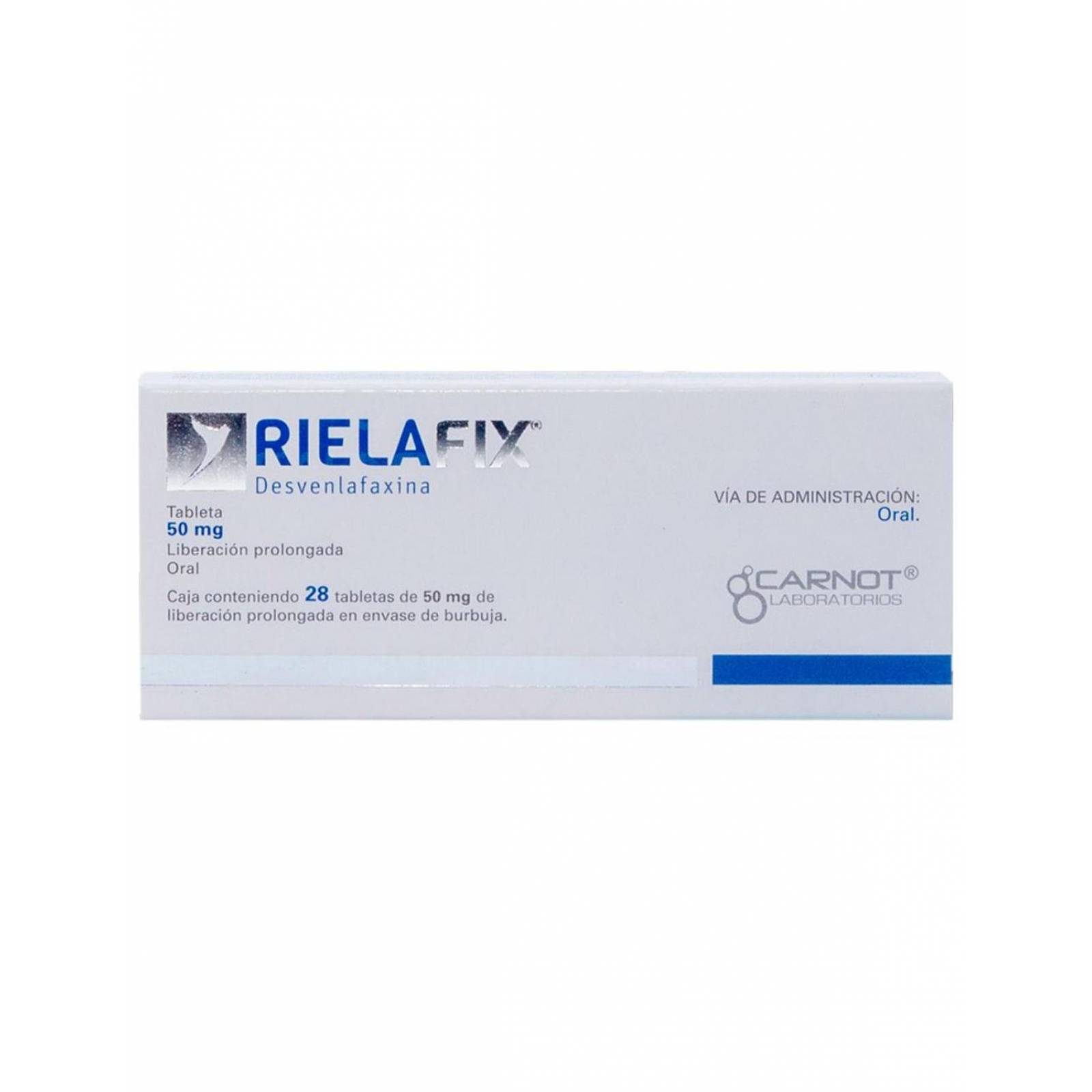 Rielafix 50 mg Caja Con 28 Tabletas De Liberación Prolongada 