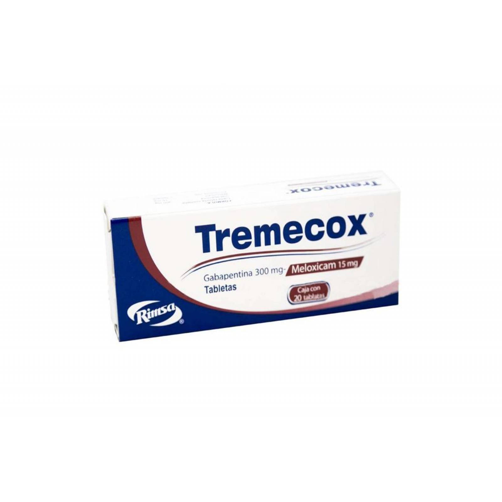 Tremecox 300 mg / 15 mg Caja Con 20 Tabletas 