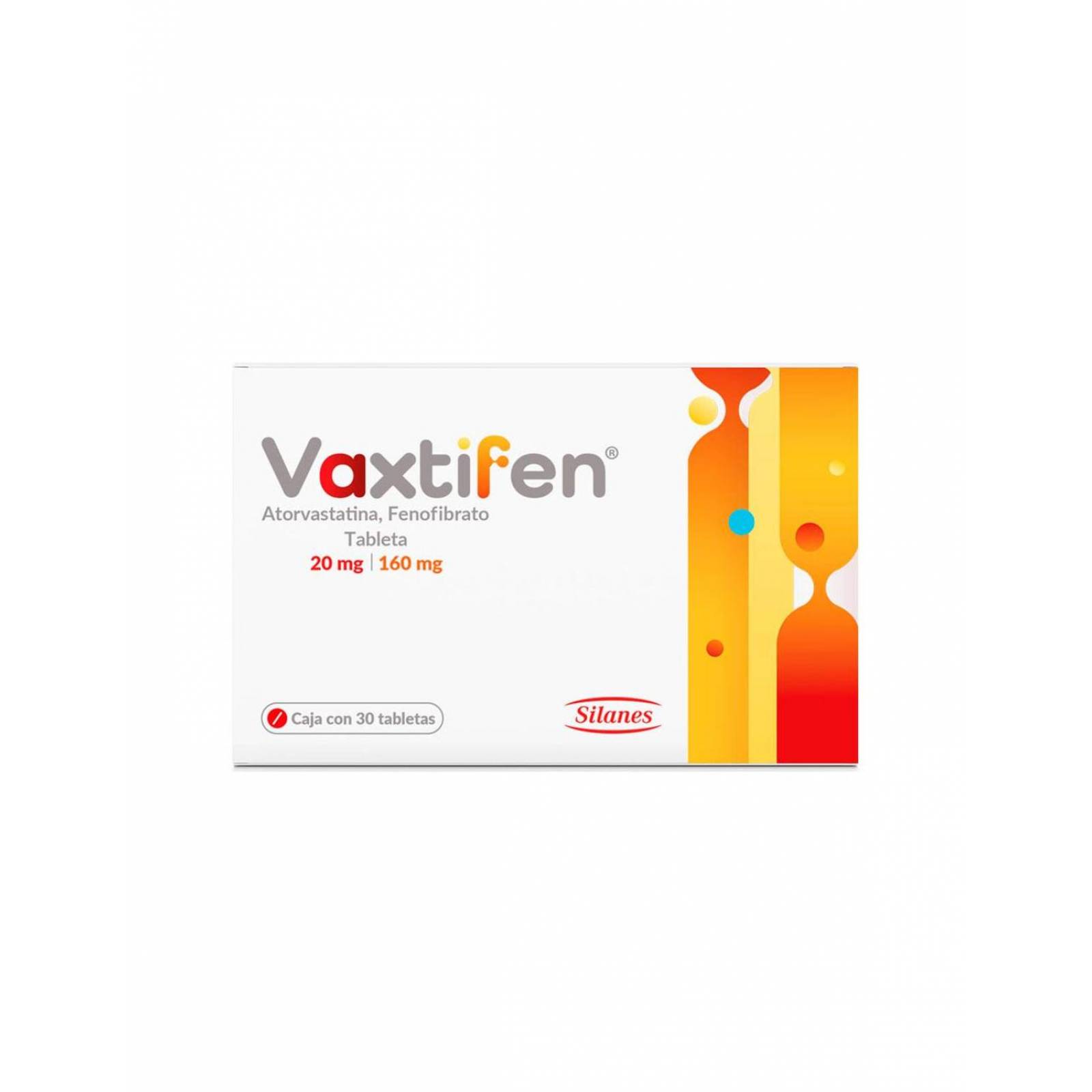 Vaxtifen 20/160 Mg Caja con 30 Tabletas