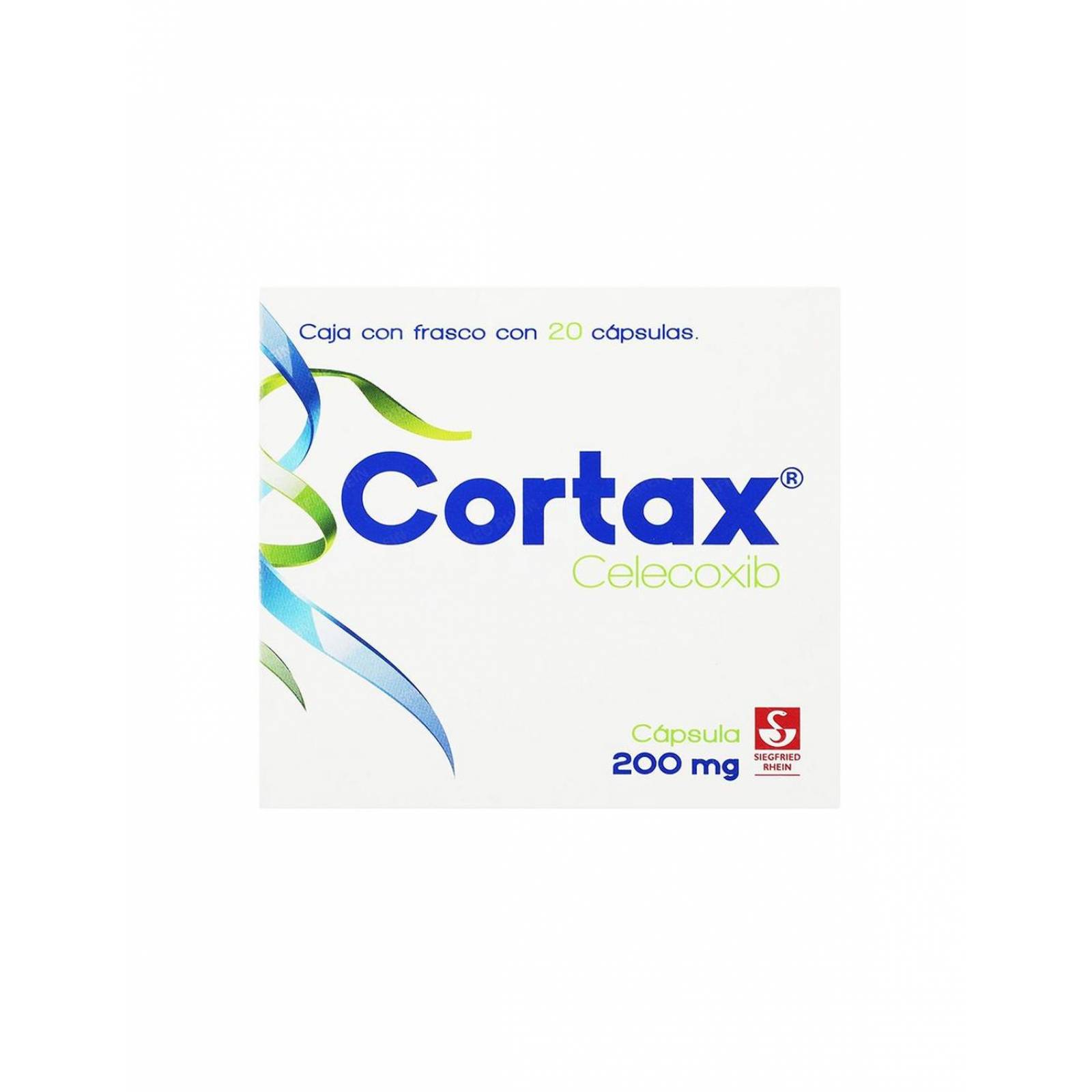 Cortax 200 mgCaja Con Frasco Con 20 Cápsulas 