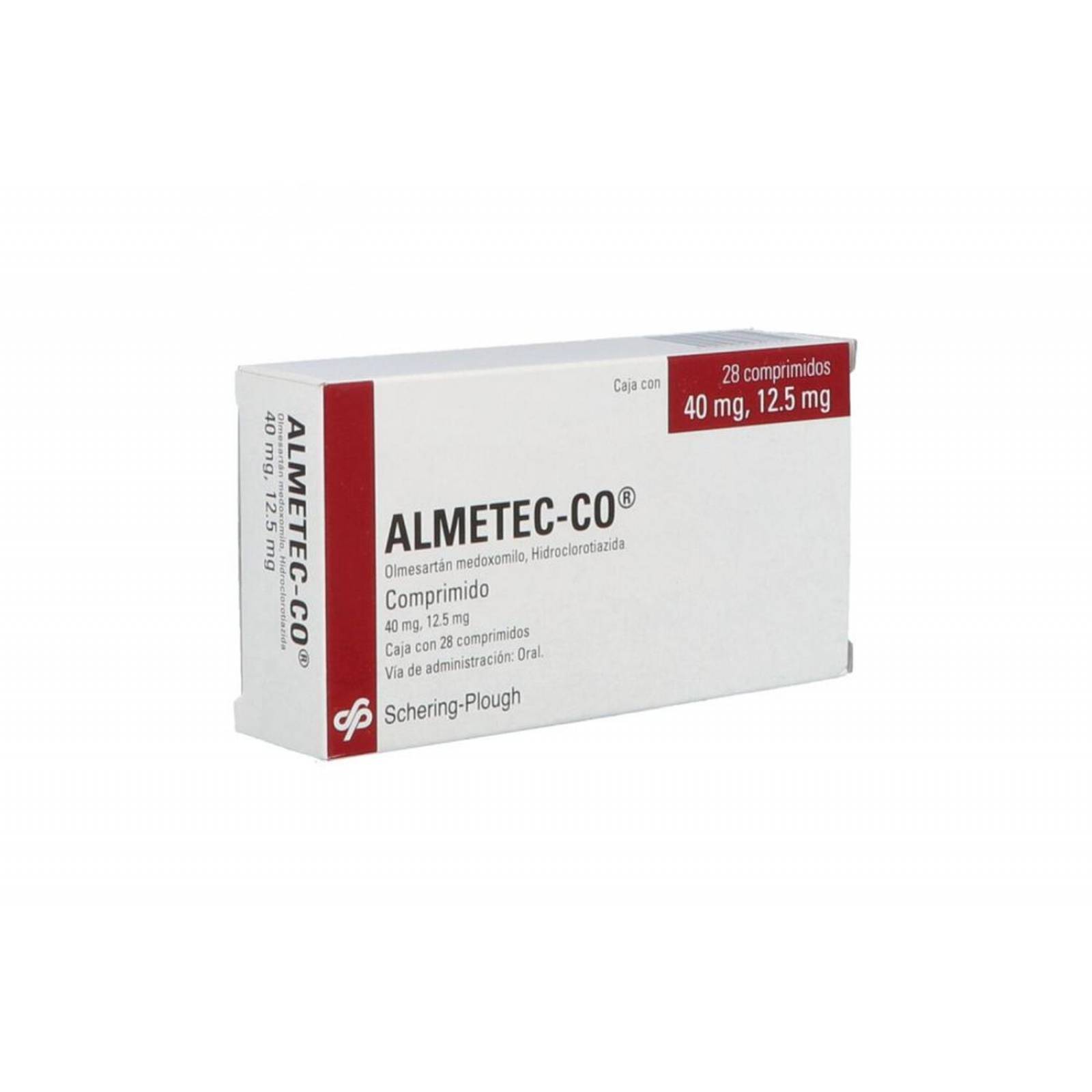Almetec-Co 40 mg/12.5 mg Caja Con 28 Comprimidos 