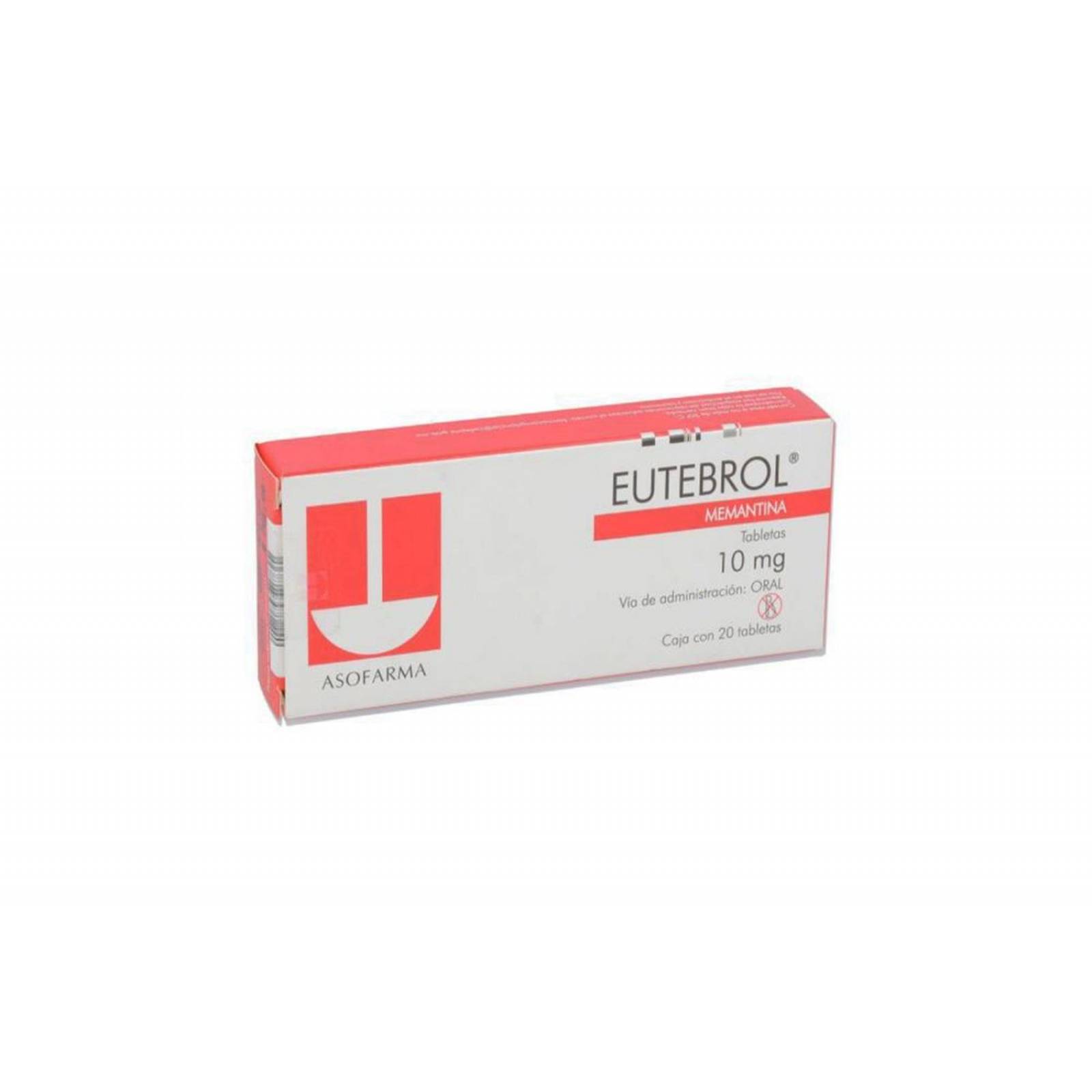 Eutebrol 10 mg Caja Con 20 Tabletas 