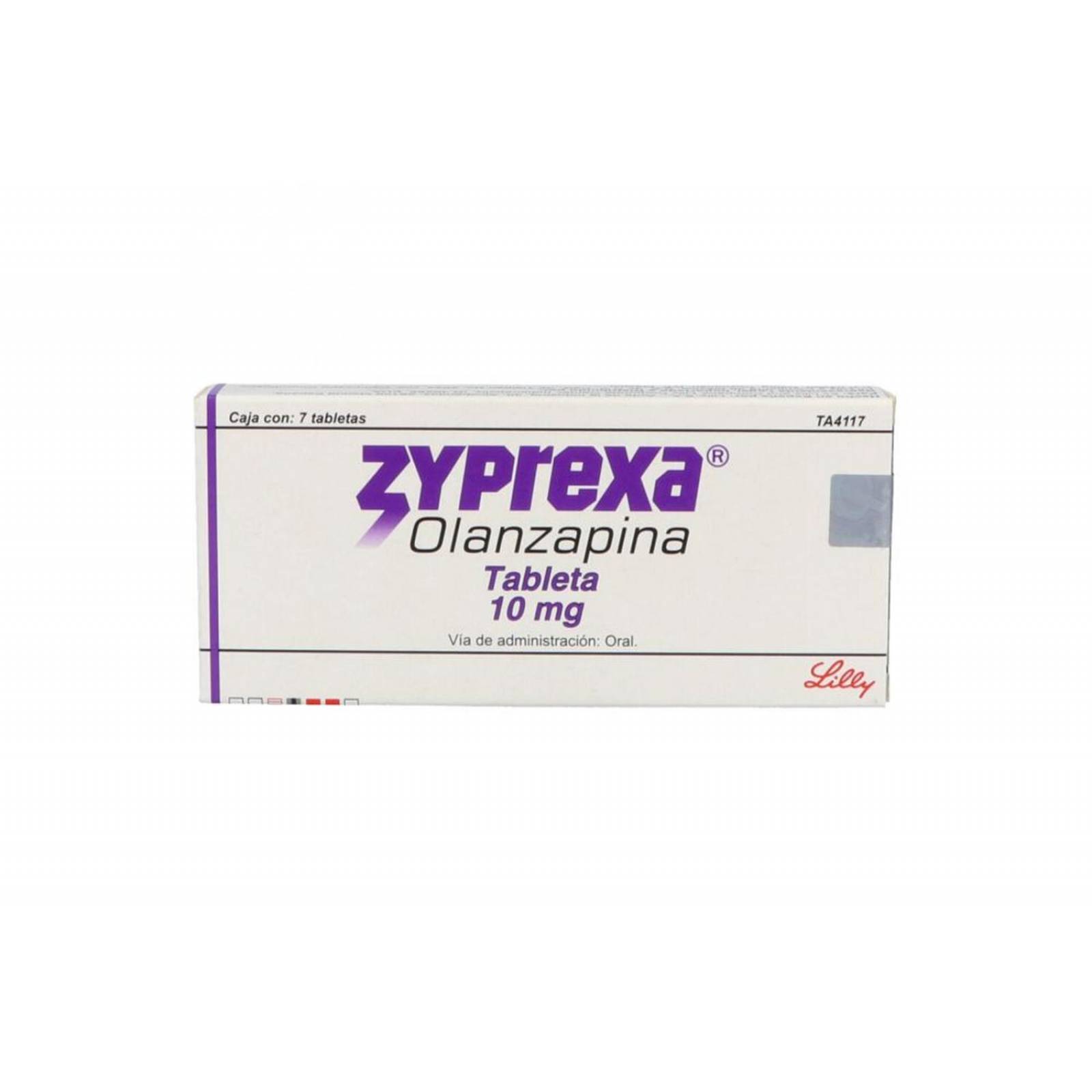 Zyprexa 10 Mg Caja Con 7 Tabletas 