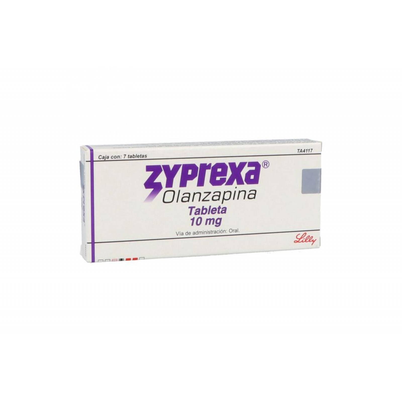 Zyprexa 10 Mg Caja Con 7 Tabletas 