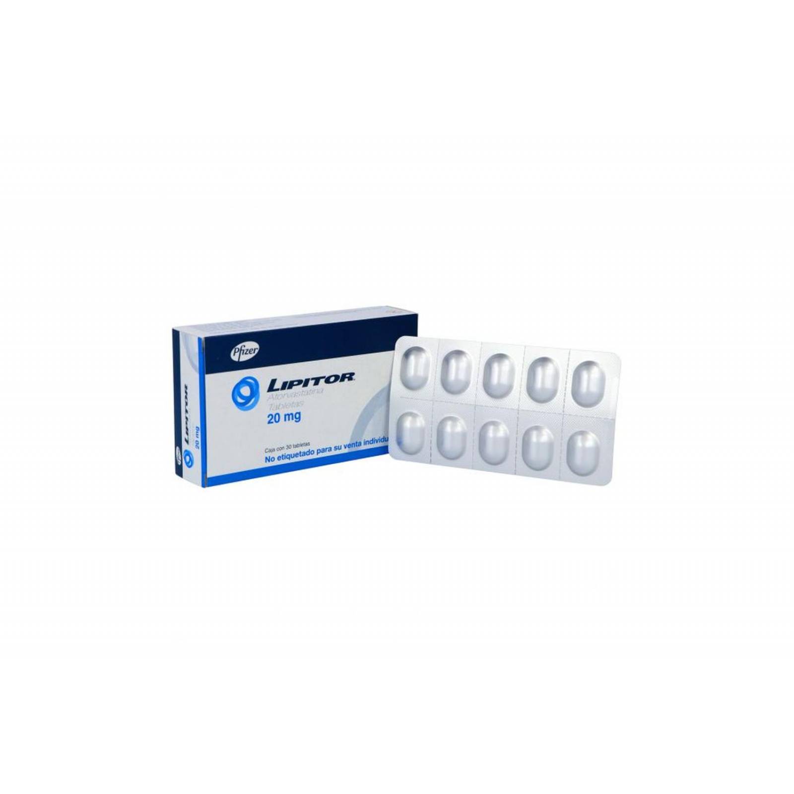 Lipitor 20 mg 2 Cajas Con 30 Tabletas 