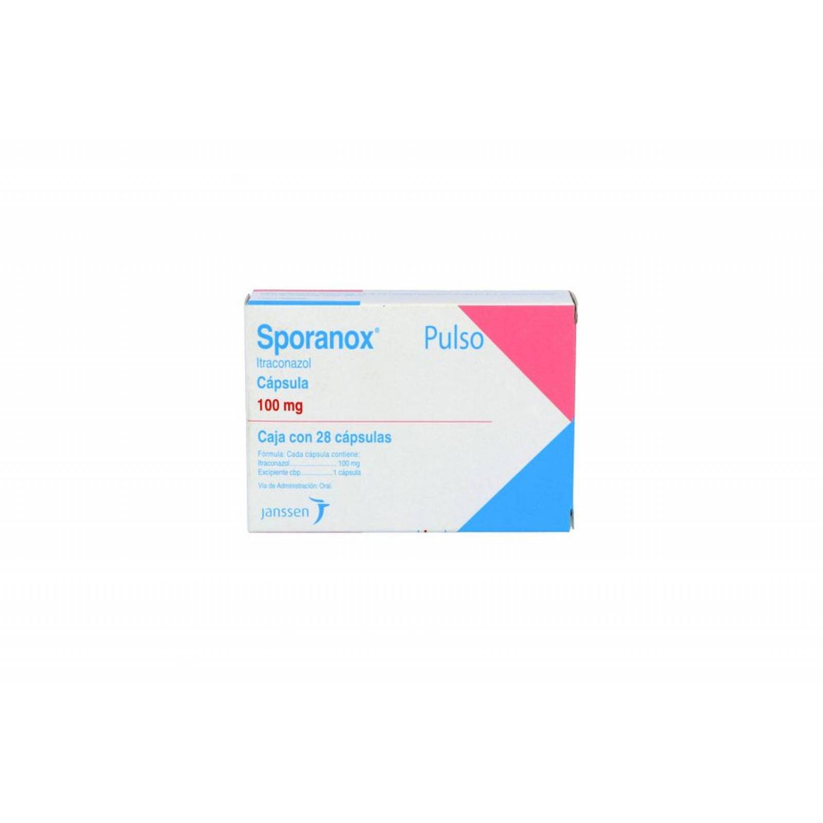 Sporanox Pulso 100 mg Caja Con 28 Cápsulas 
