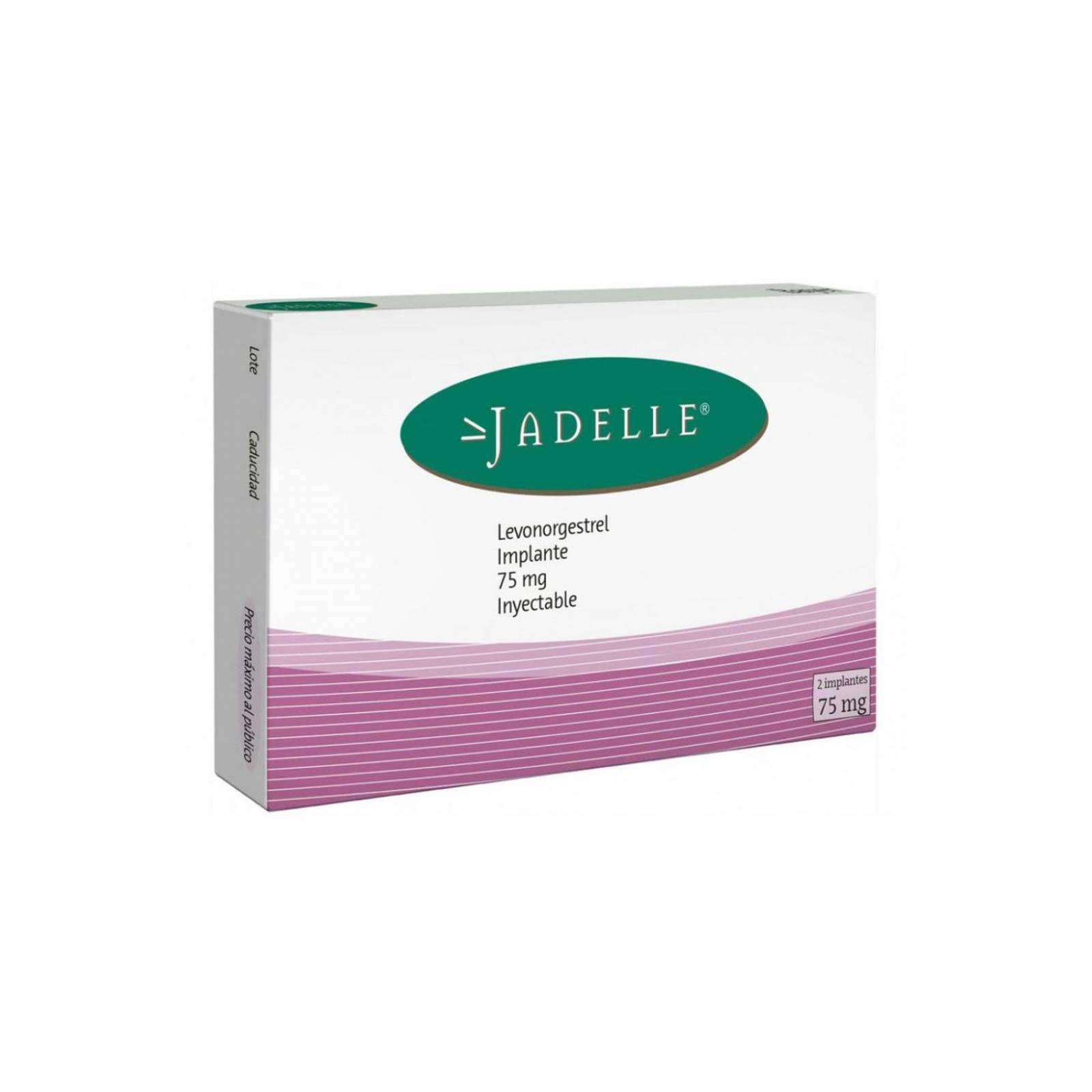 Jadelle 75 mg Caja Con 2 Piezas 