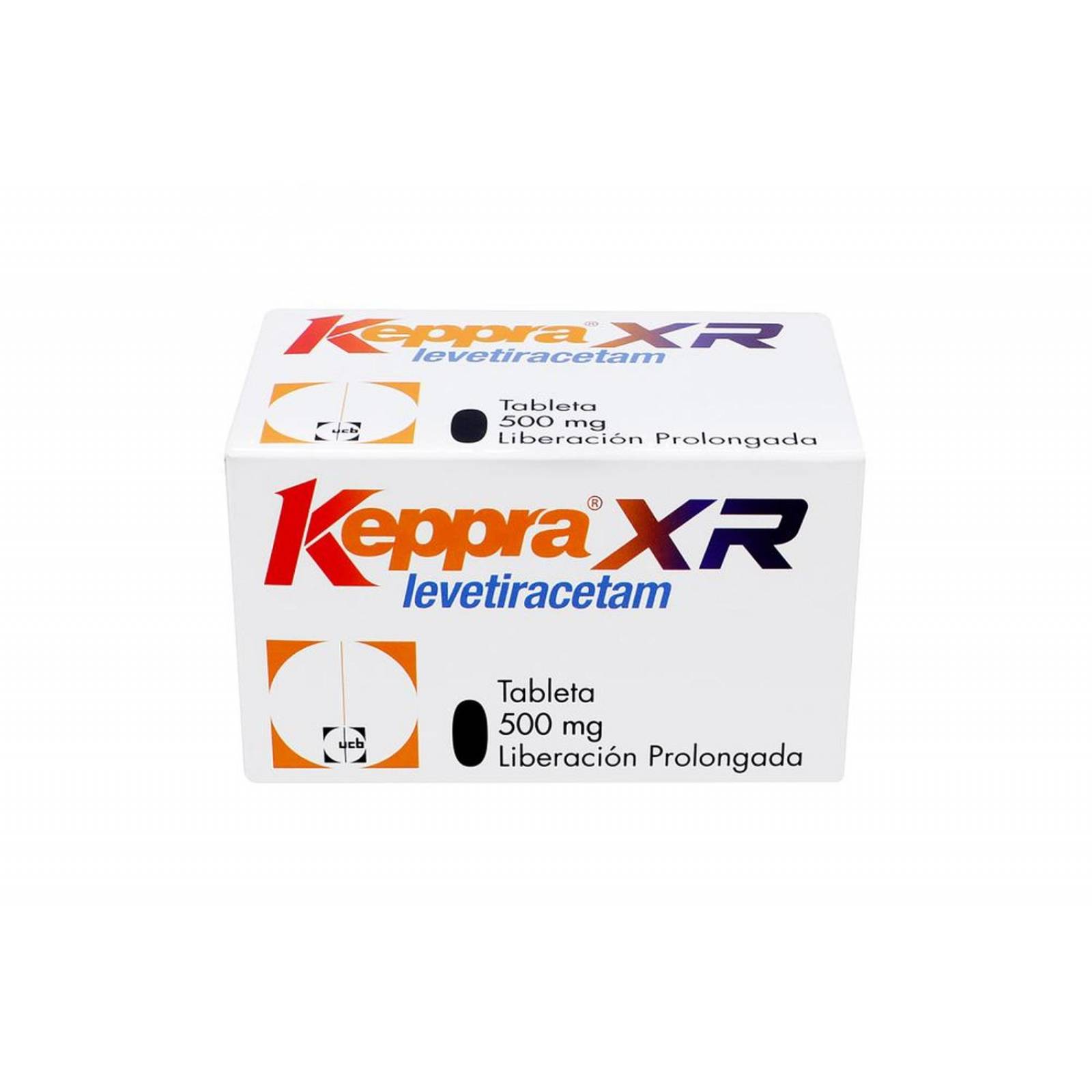 Keppra XR 500 mg Caja Con 60 Tabletas 