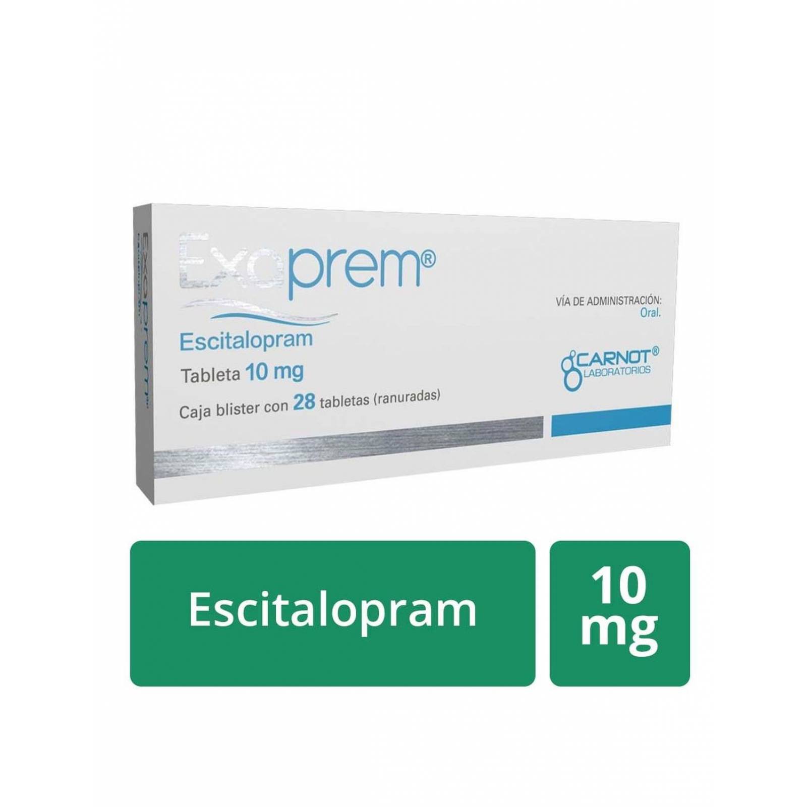 Exaprem 10 mg Con 28 Tabletas 