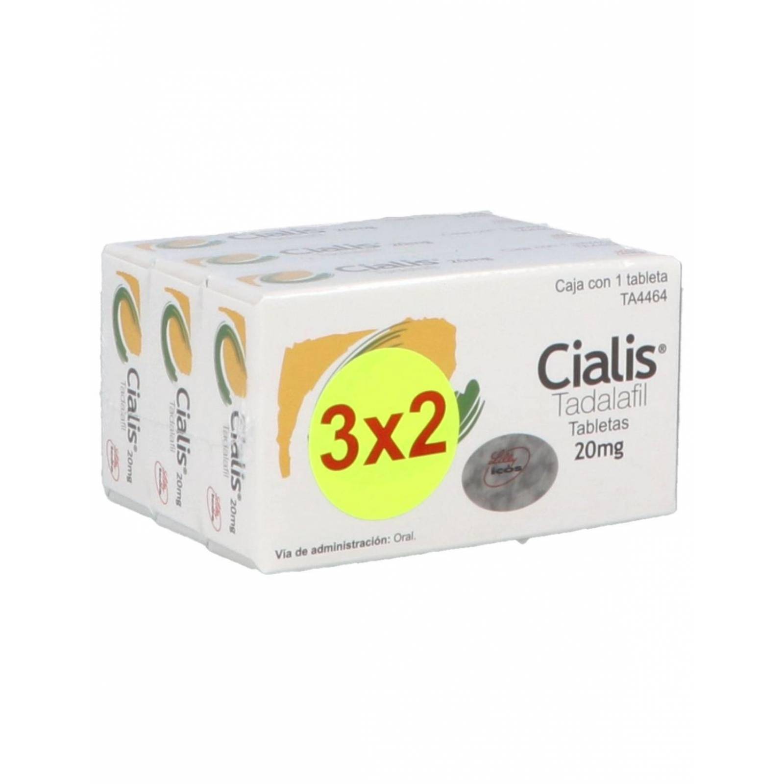 Cialis 20 mg 1 Tableta 3 pack 