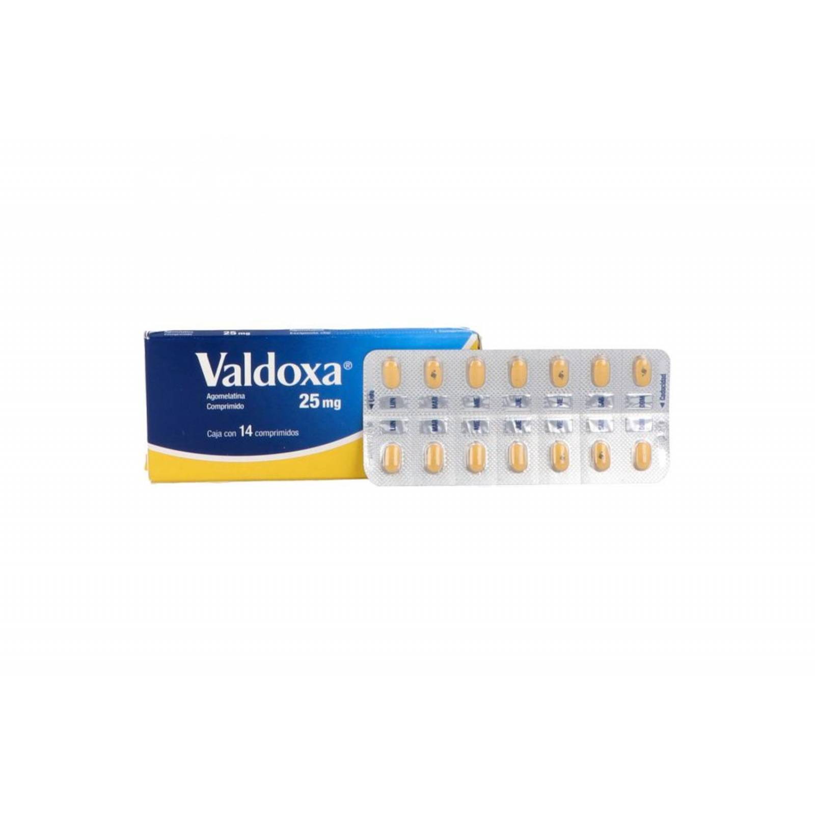 Valdoxa 25 mg Caja Con 14 Comprimidos 
