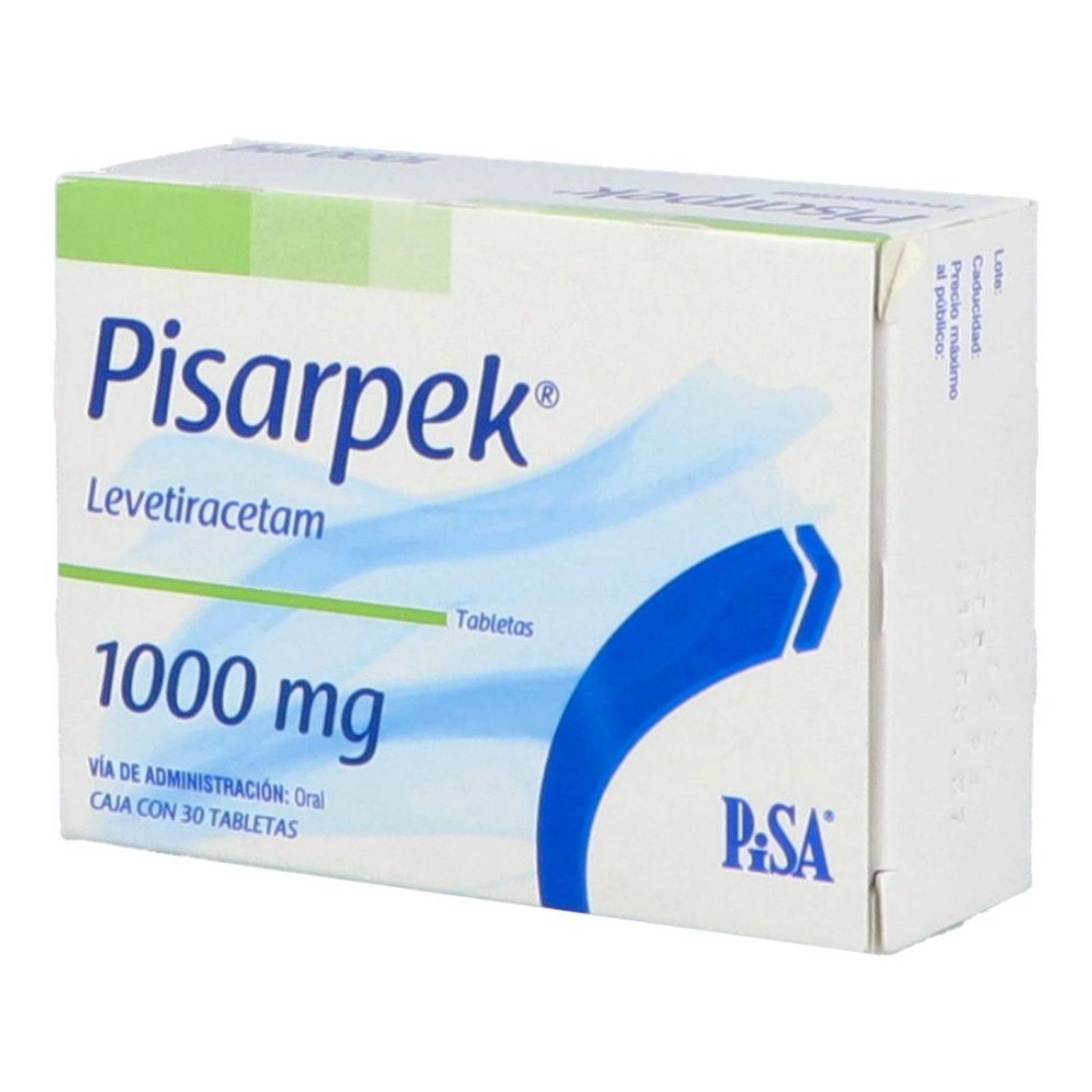 Pisarpek 1000 mg Caja Con 30 Tabletas 