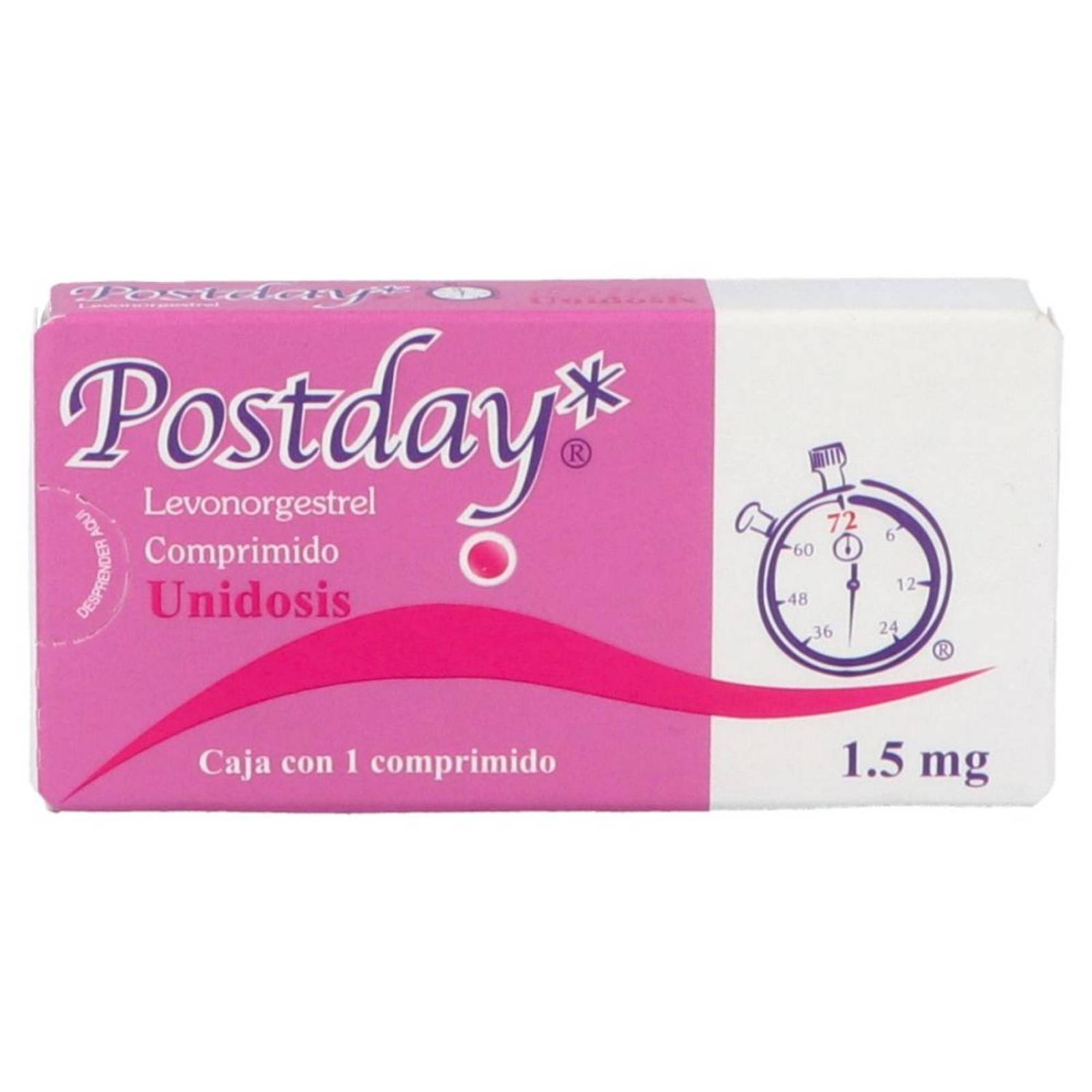 Postday 1.5 mg Caja Con 1 Comprimido 