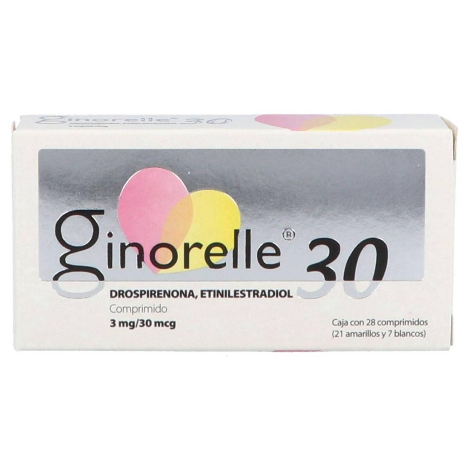 Ginorelle 30 mcg Caja Con 28 Comprimidos 