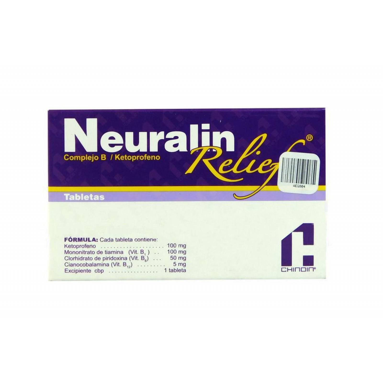 Neuralin Relief Caja Con 20 Tabletas 