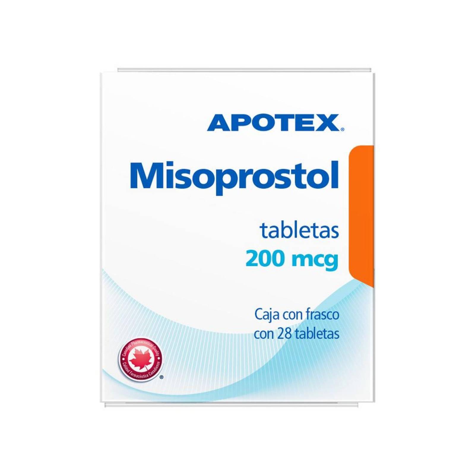 Misoprostol 200 Mcg Caja Con Frasco Con 28 Tabletas 