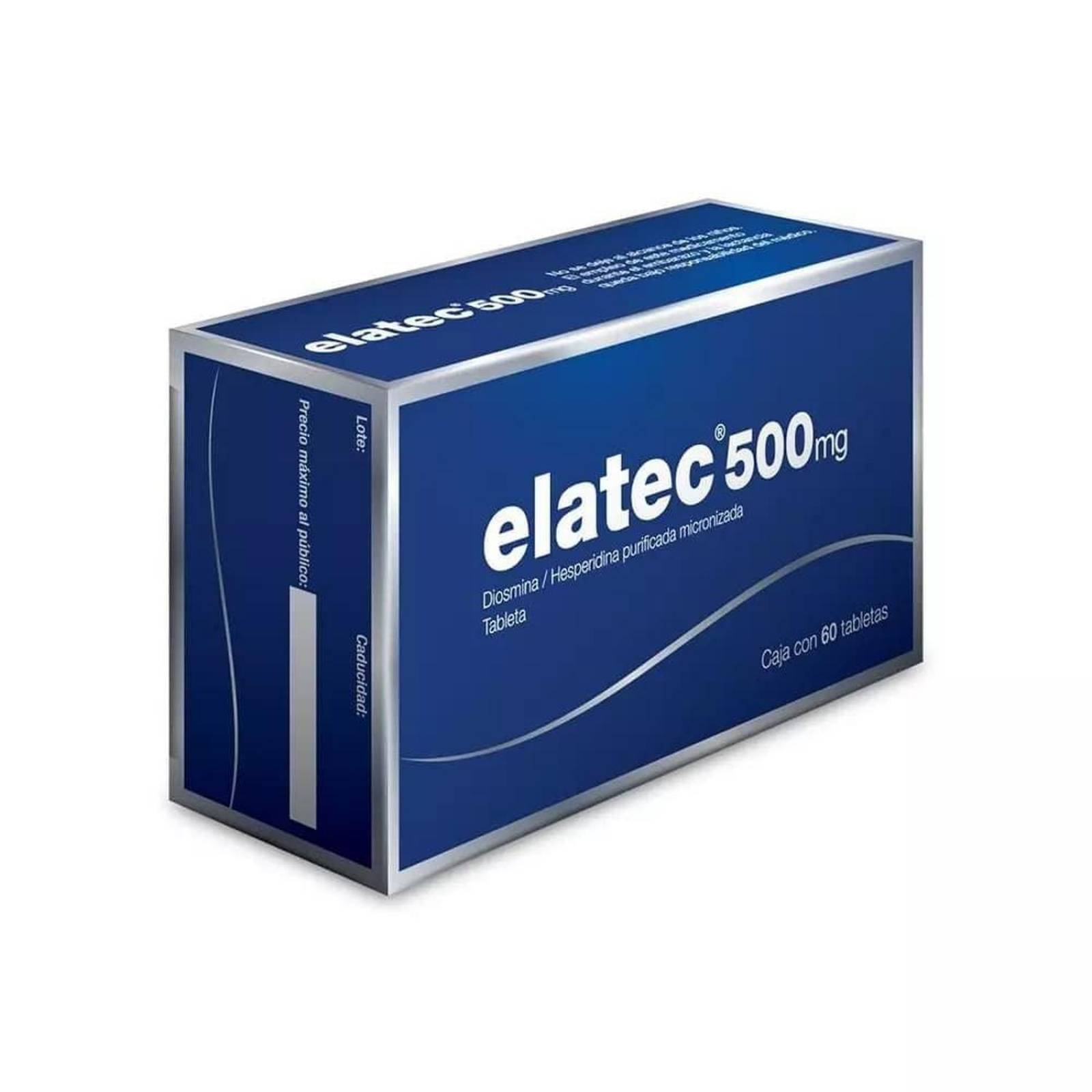Elatec 500 mg Caja Con 60 Tabletas 