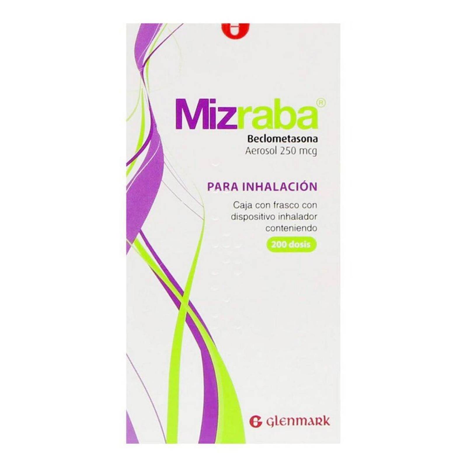 Mizraba Aerosol 250 mcg Caja Con Frasco Con Dispositivo Con 200 Dosis 