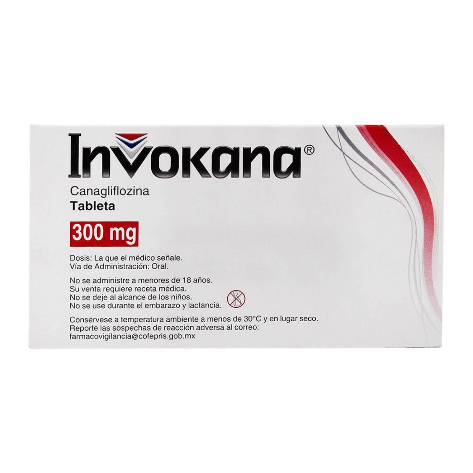 Invokana 300 mg Caja Con 30 Tabletas 