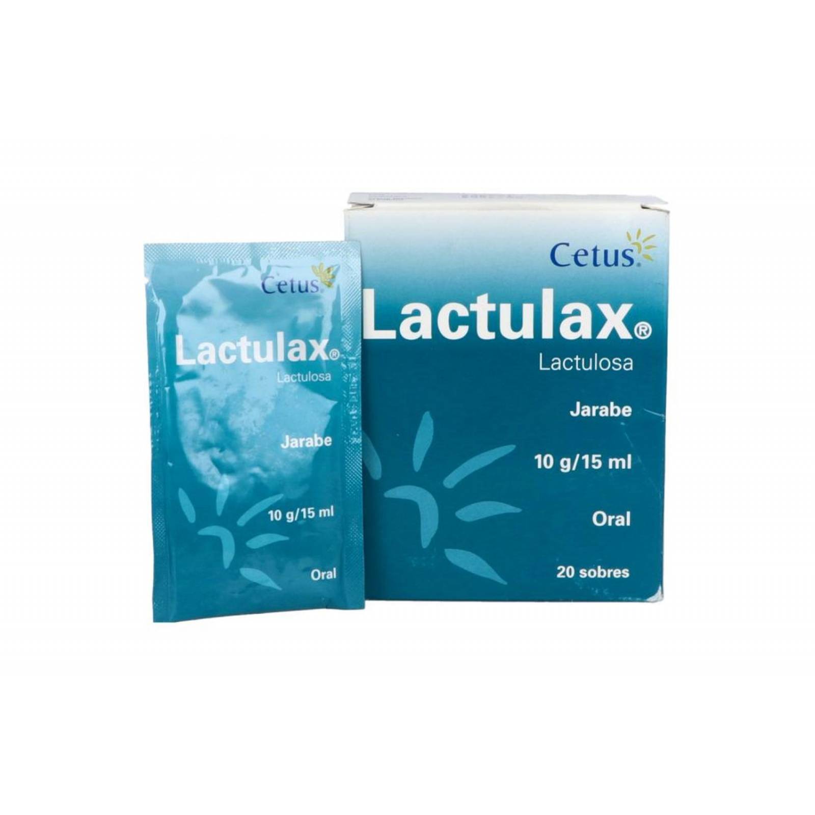 Lactulax Jarabe 10 g / 15 mL Caja Con 20 Sobres Con 15 mL 