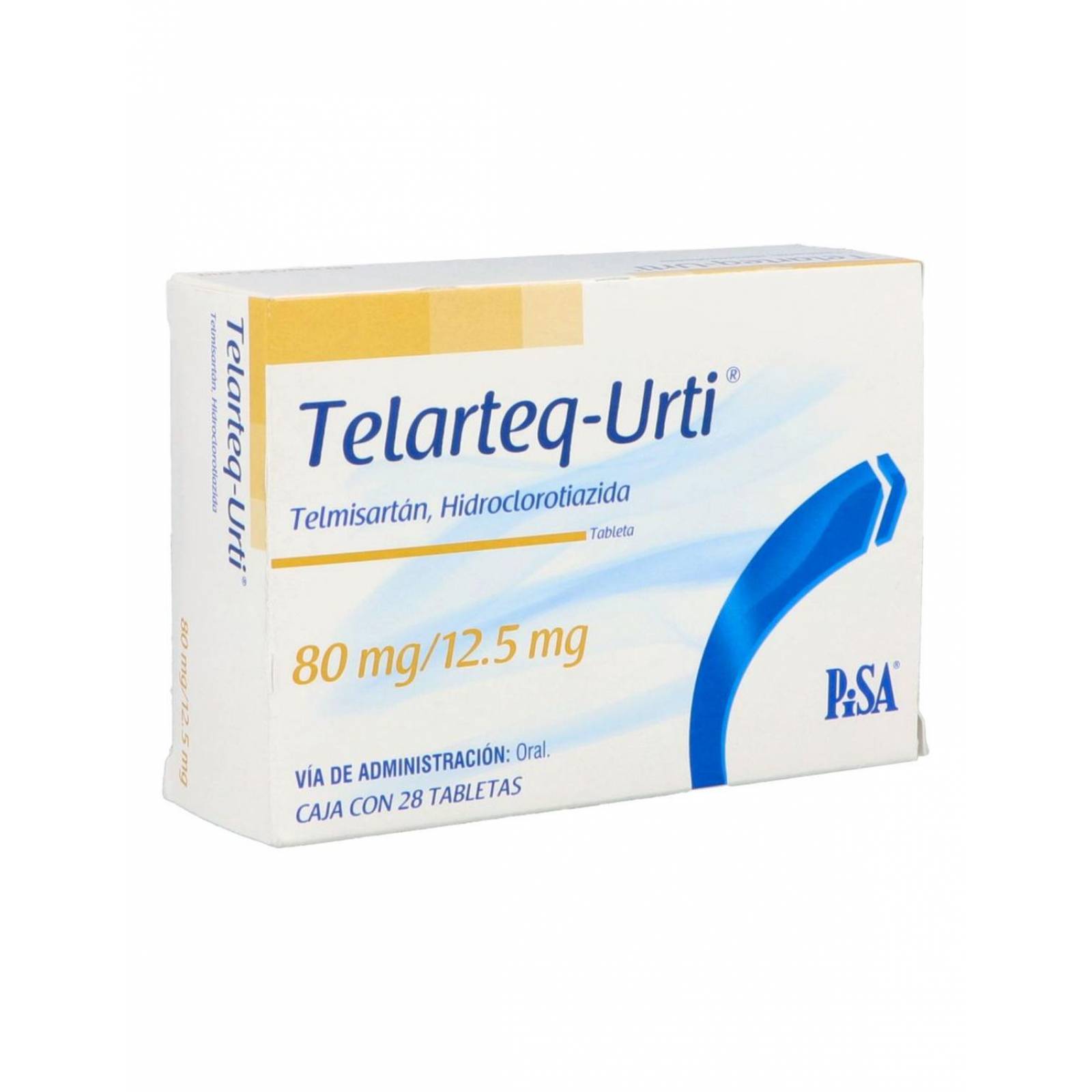 Telarteq-Urti 80/12.5 mg 28 Tabletas 