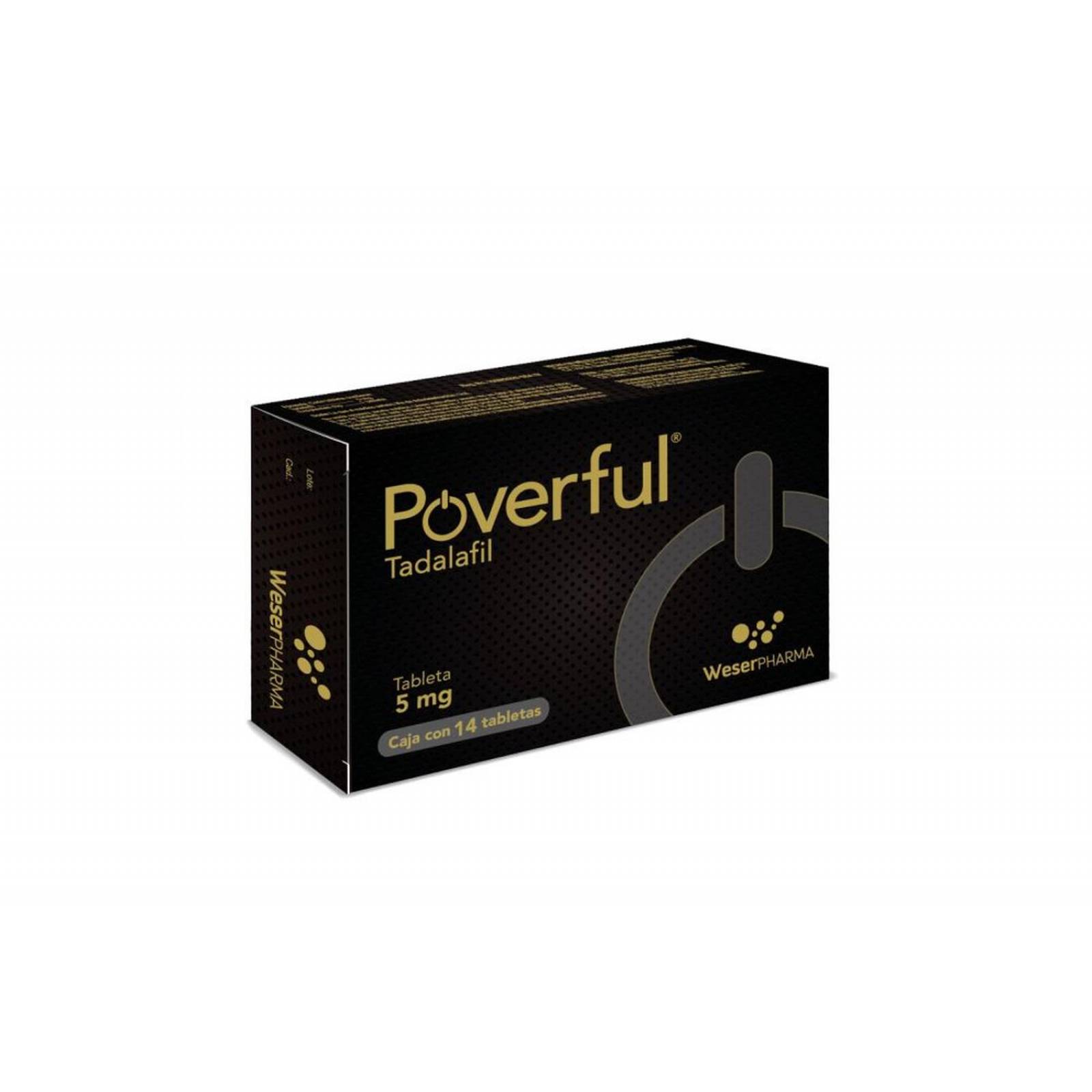 Poverful 5 mg Caja Con 14 Tabletas 