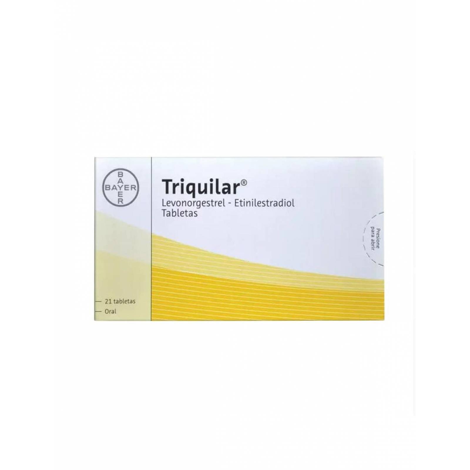 Triquilar 0.05/0.03 mg, 0.075/0.04 mg y 0.125/0.03mg 21 tabletas