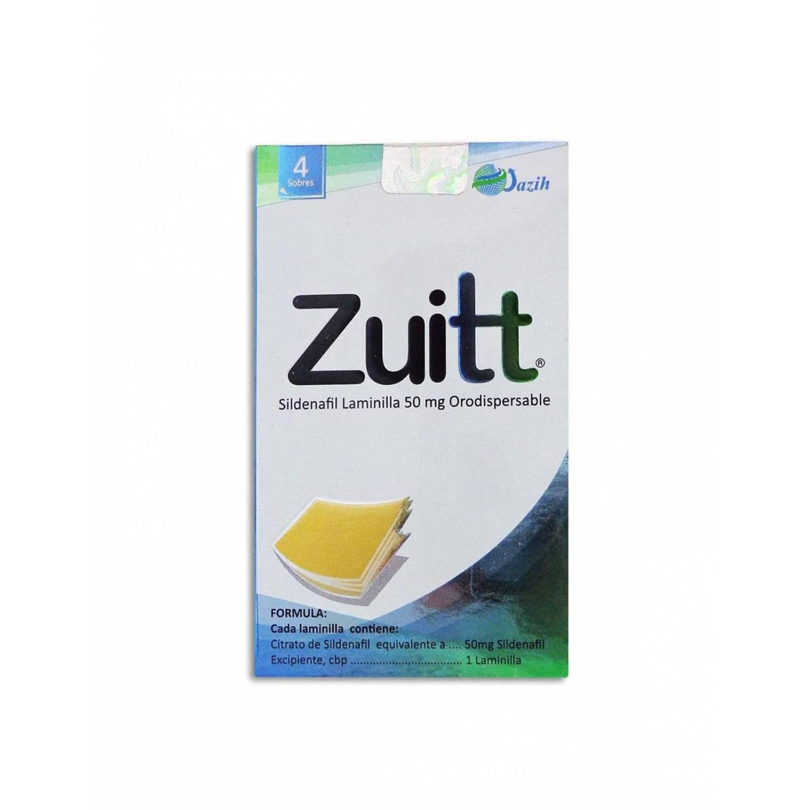 Zuitt Orodispersable 50 mg Con 4 Sobres 