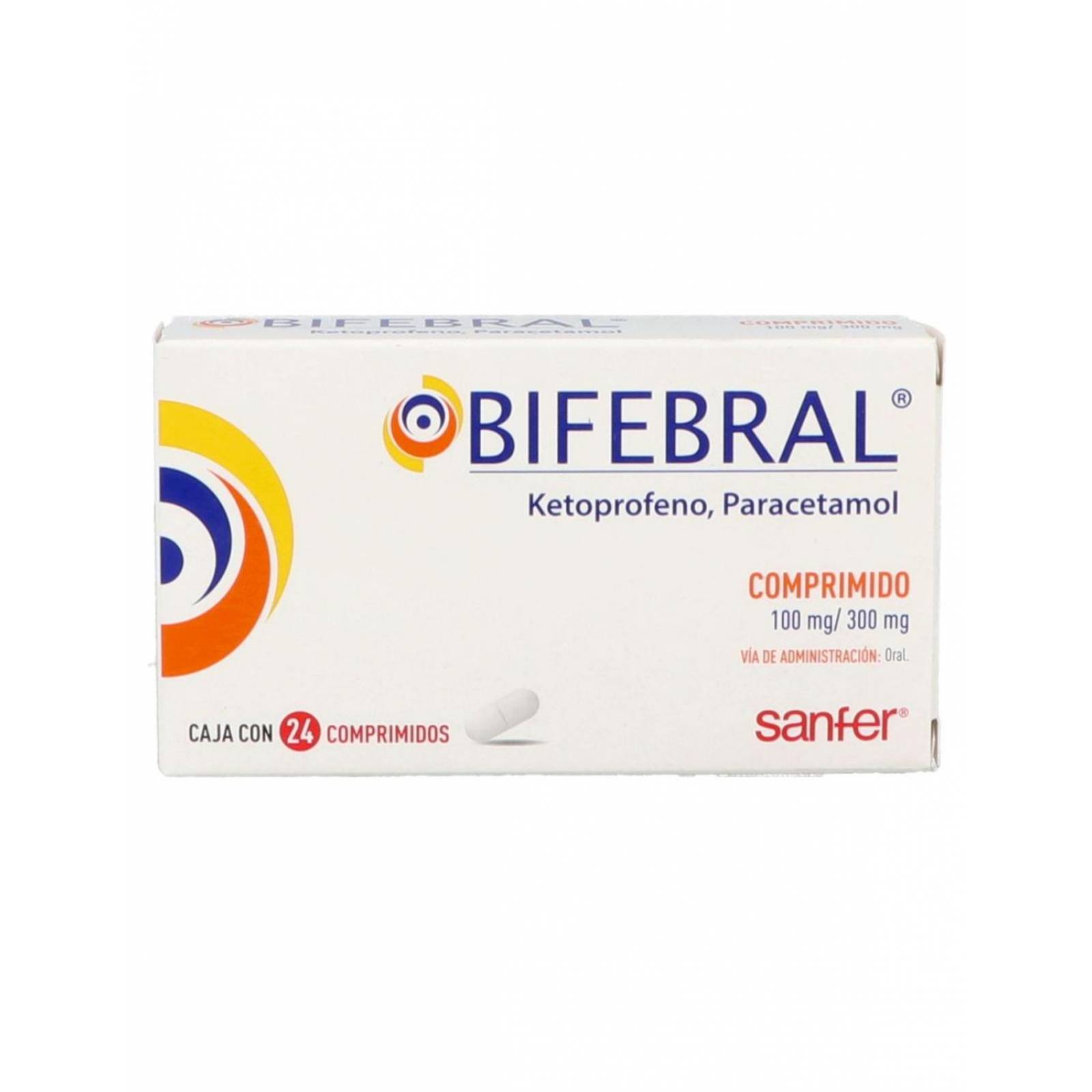 Bifebral 100/ 300 mg 24 Comprimidos 