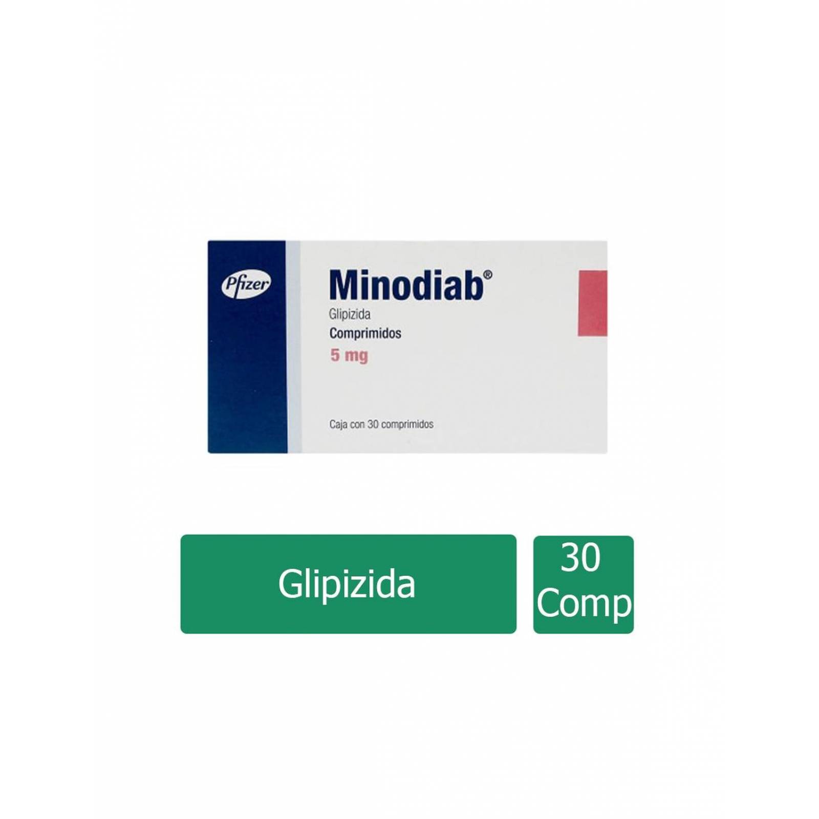 Minodiab 5mg Caja Con 30 Comprimidos 