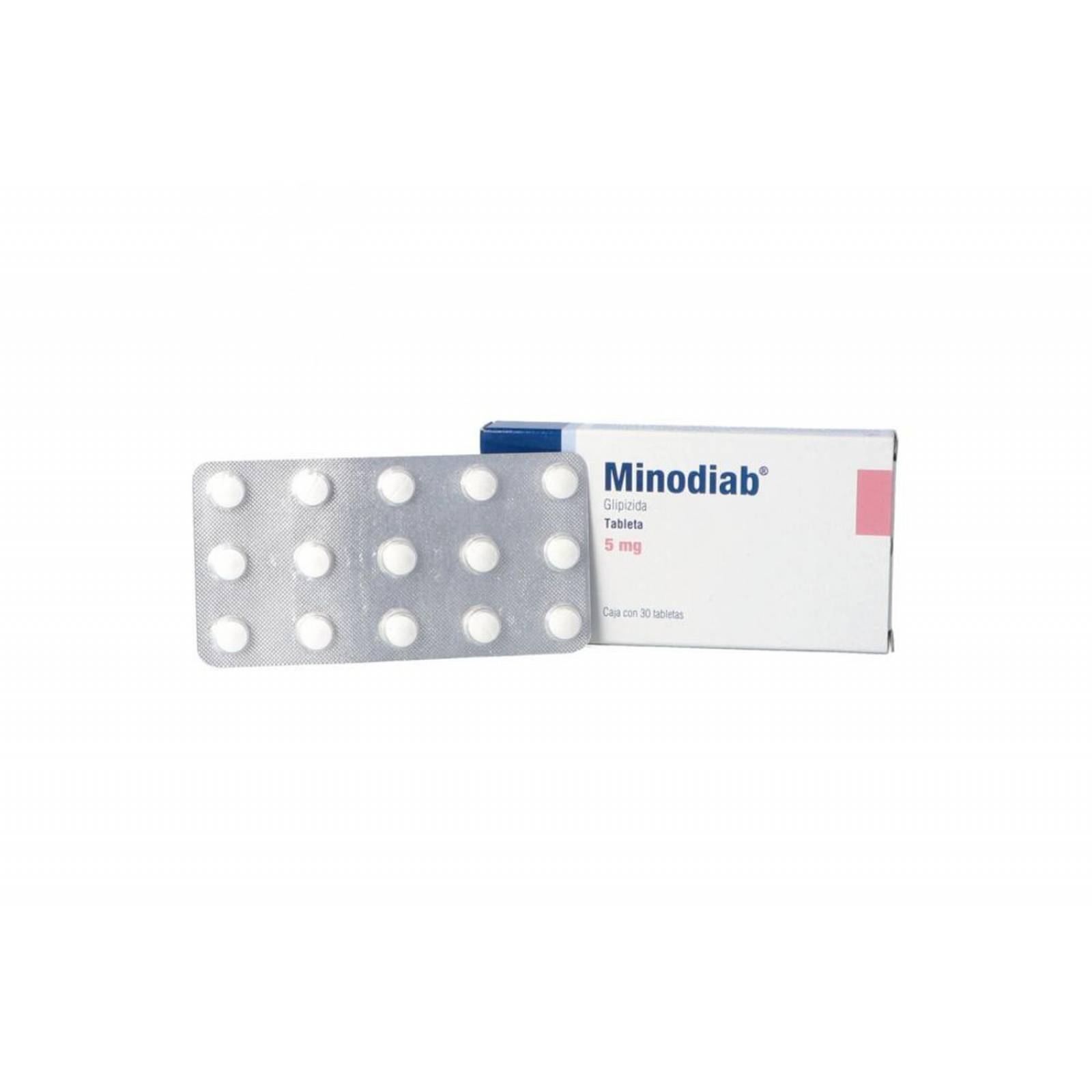 Minodiab 5mg Caja Con 30 Comprimidos 