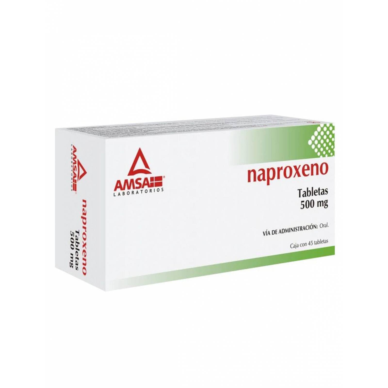 Naproxeno 500 mg Caja Con 45 Tabletas 
