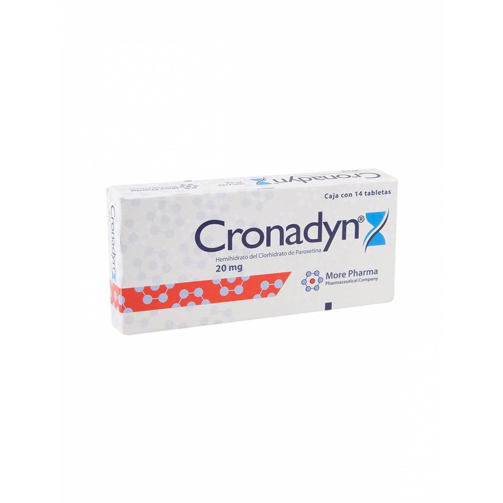 Cronadyn 20 mg Caja Con 14 Tabletas 