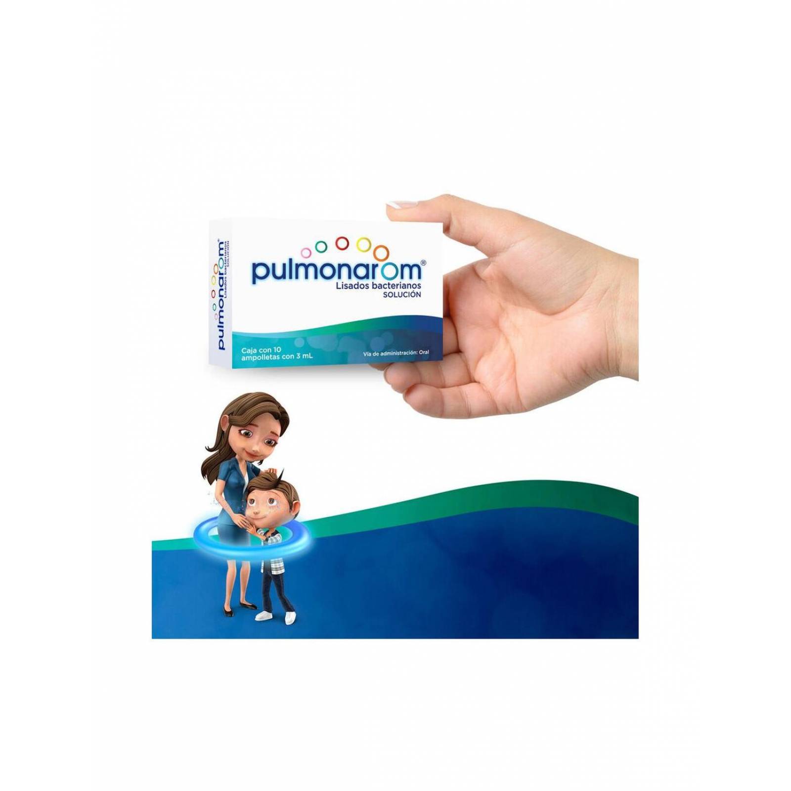 Pulmonarom Caja Con 10 Ampolletas 3 mL 
