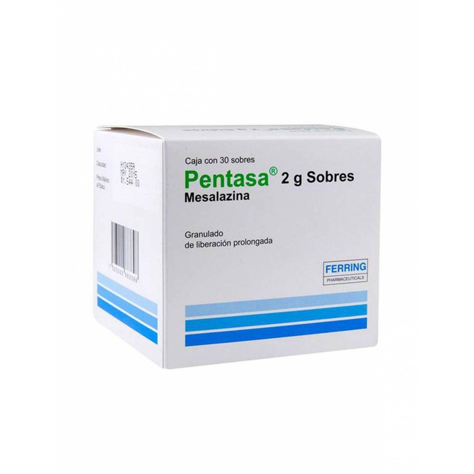 Pentasa 2 g Granulado Caja Con 30 Sobres 