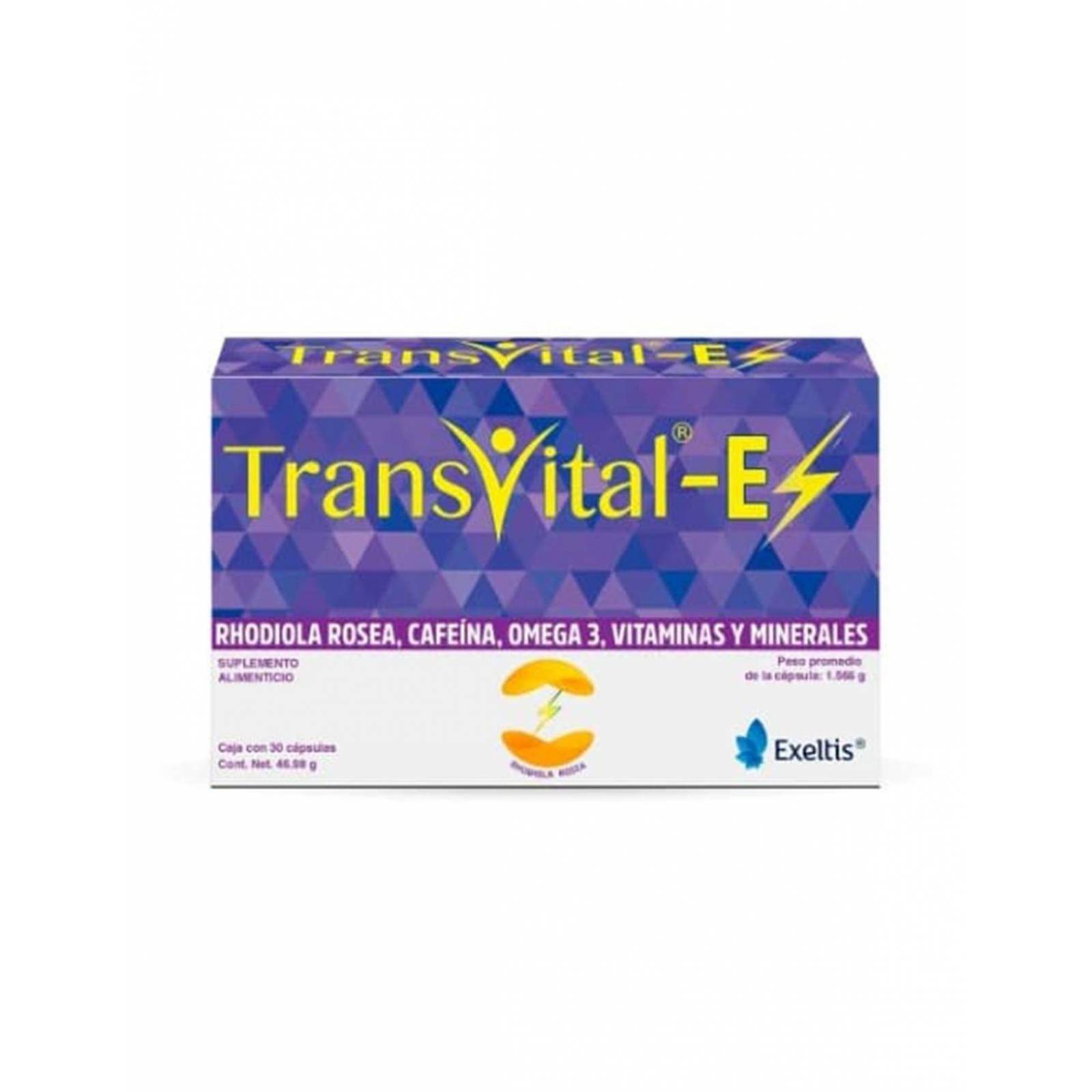 Transvital-E Suplemento Alimenticio 46.98 g 30 Cápsulas 