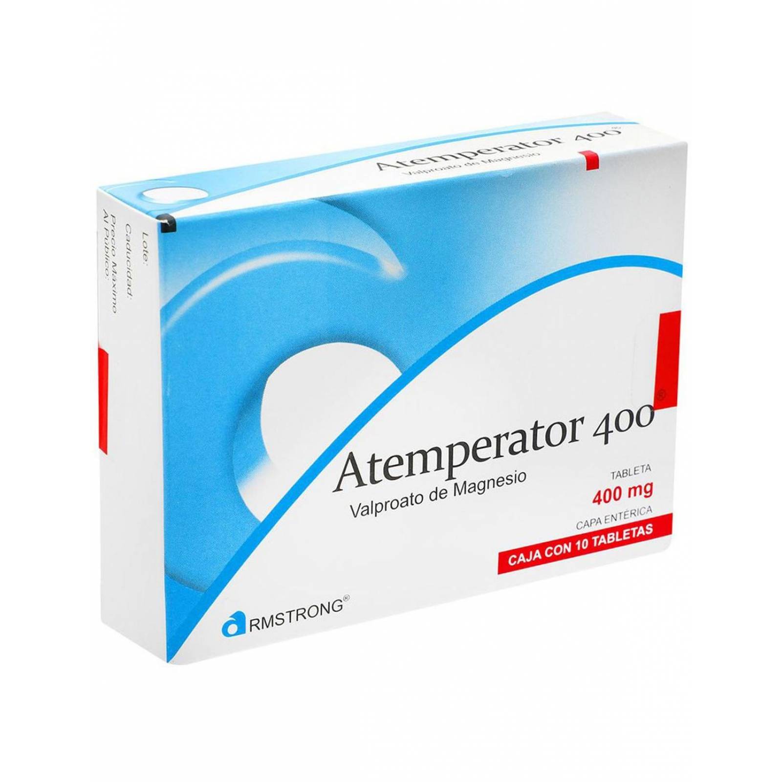 Atemperator 400 Caja Con 10 Tabletas 400 mg
