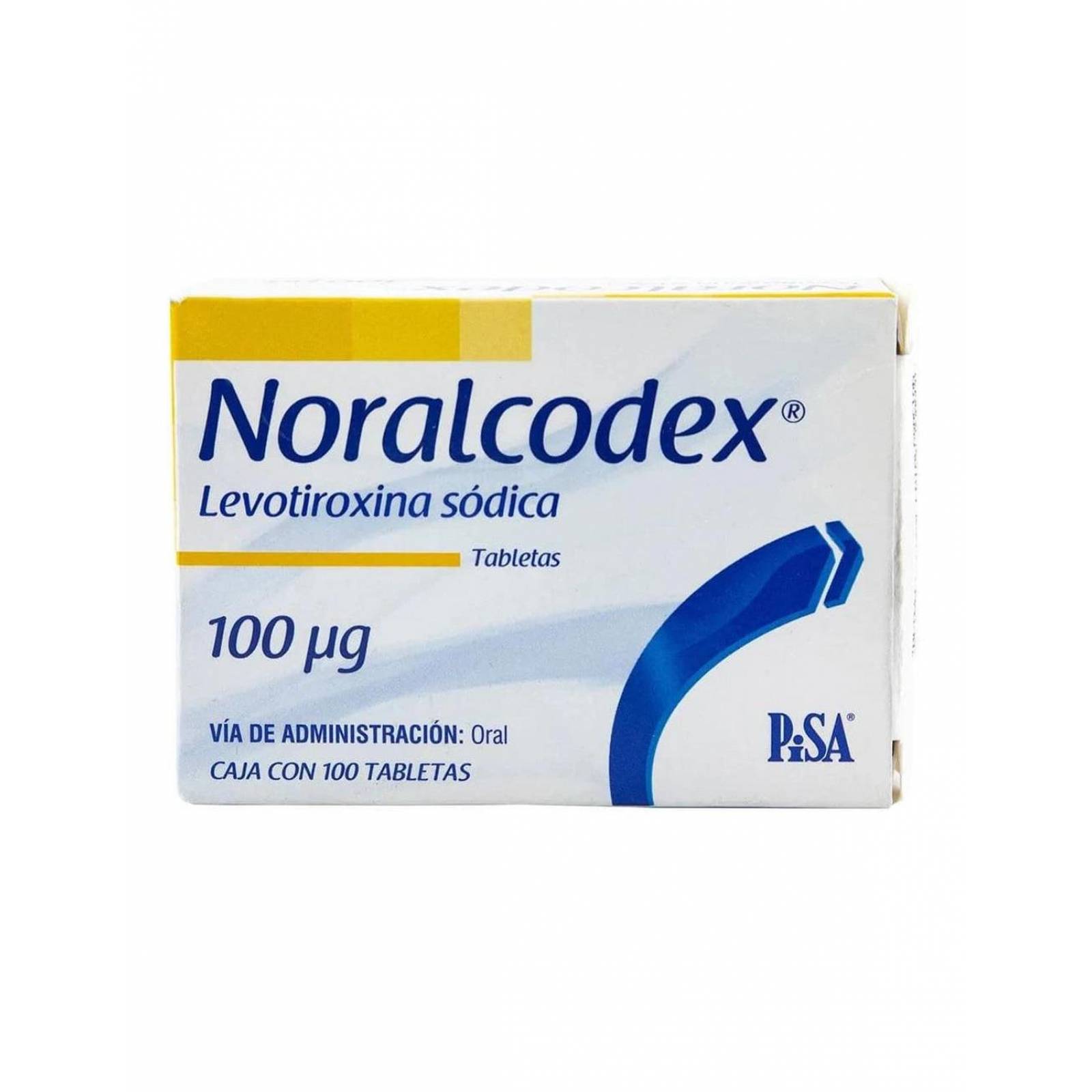 Noralcodex 100 mcg caja con 100 Tabletas 