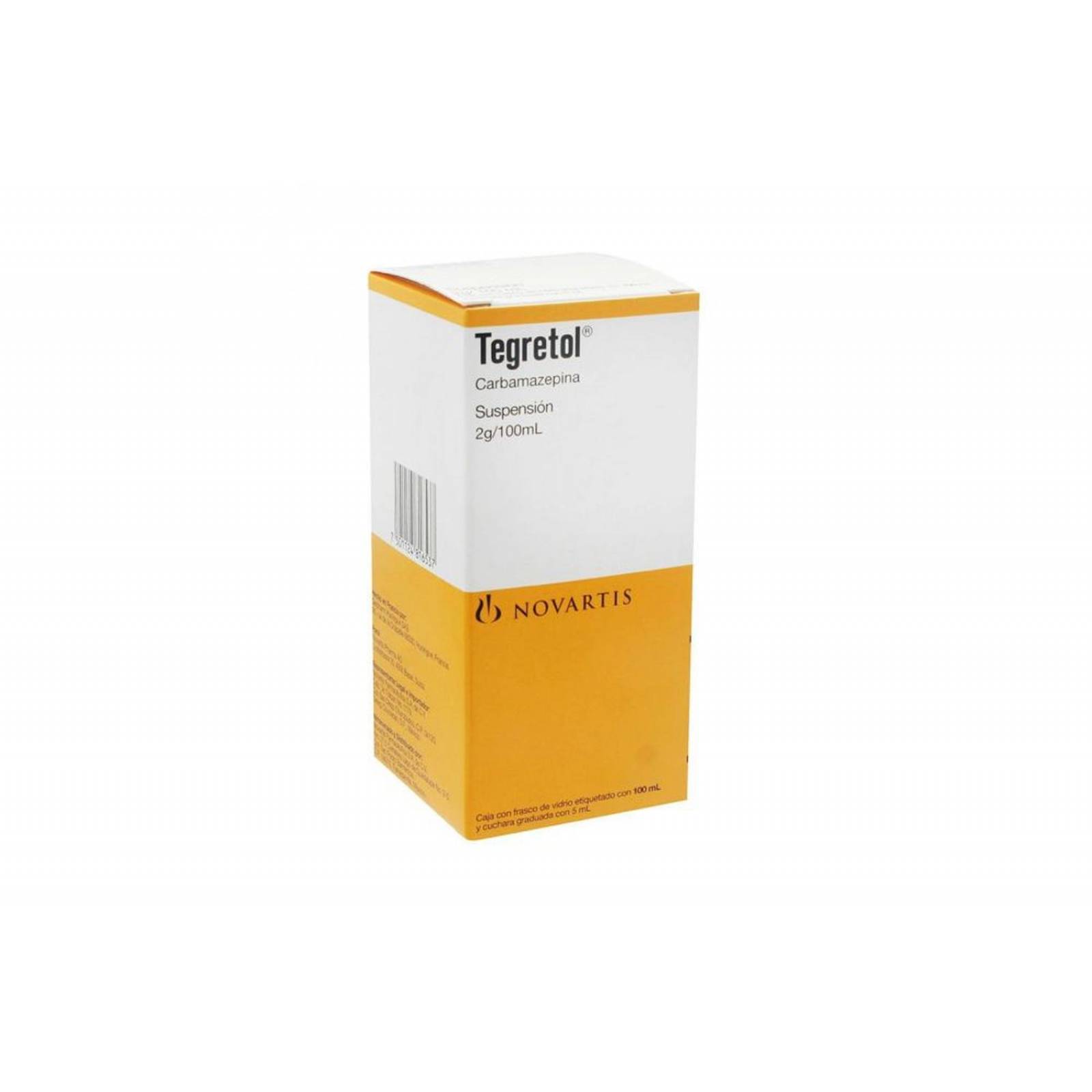 Tegretol Suspesión Caja Con Frasco Con 100 mL 