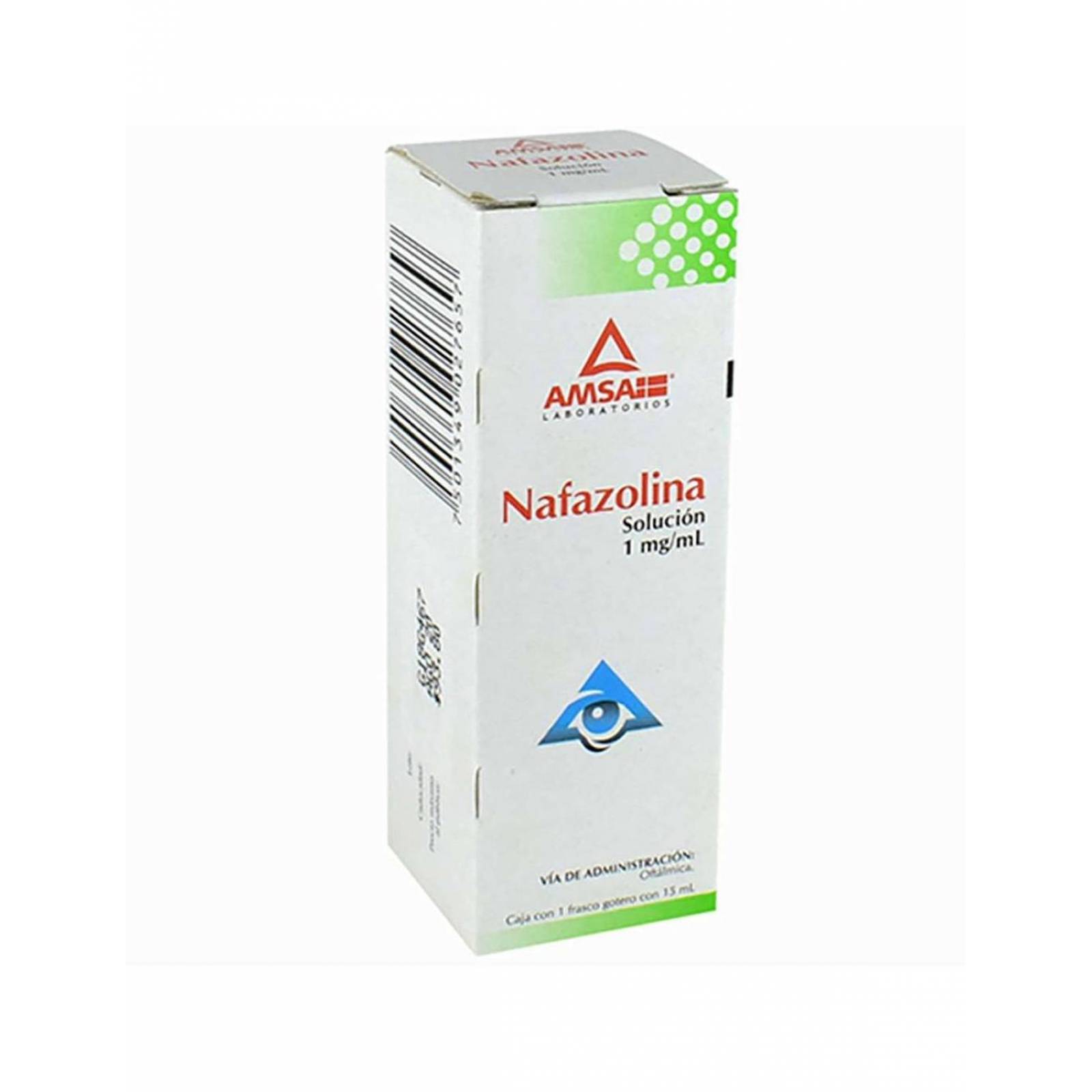 Nafazolina 1 mg/mL Solución Oftálmica Con 15 mL 