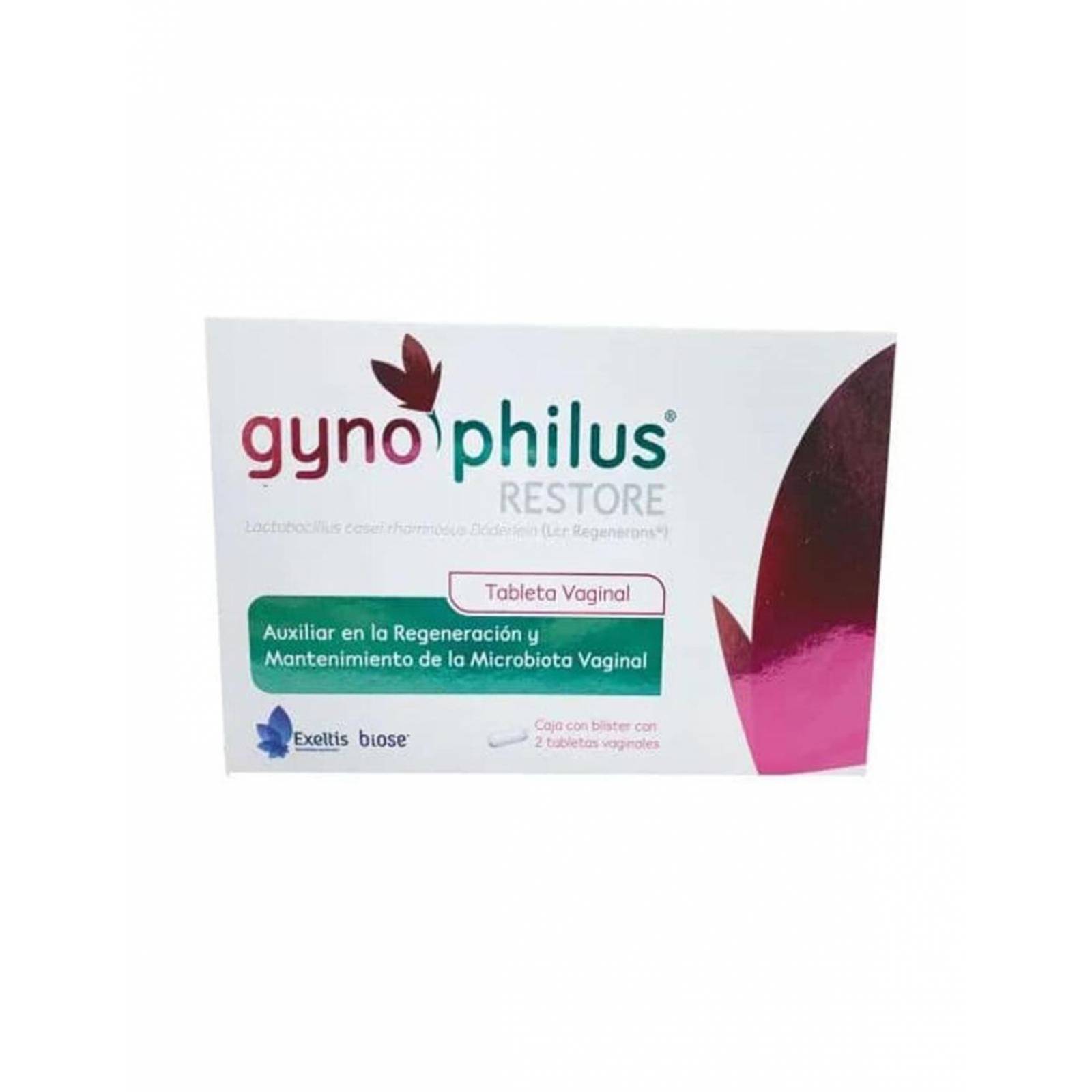 Gynophilus Restore Caja con 2 Tabletas Vaginales 