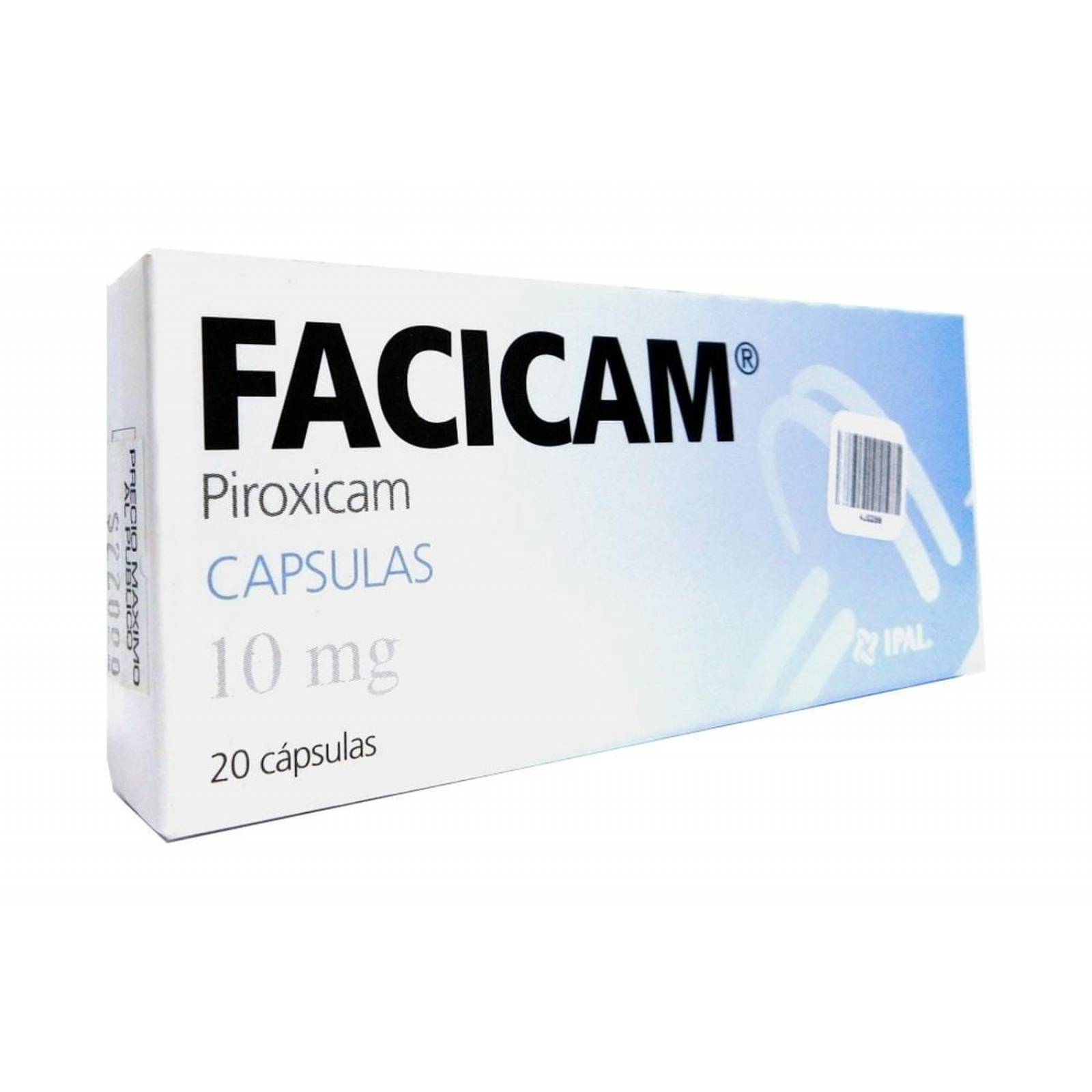 Facicam 10 mg Caja con 20 Cápsulas 