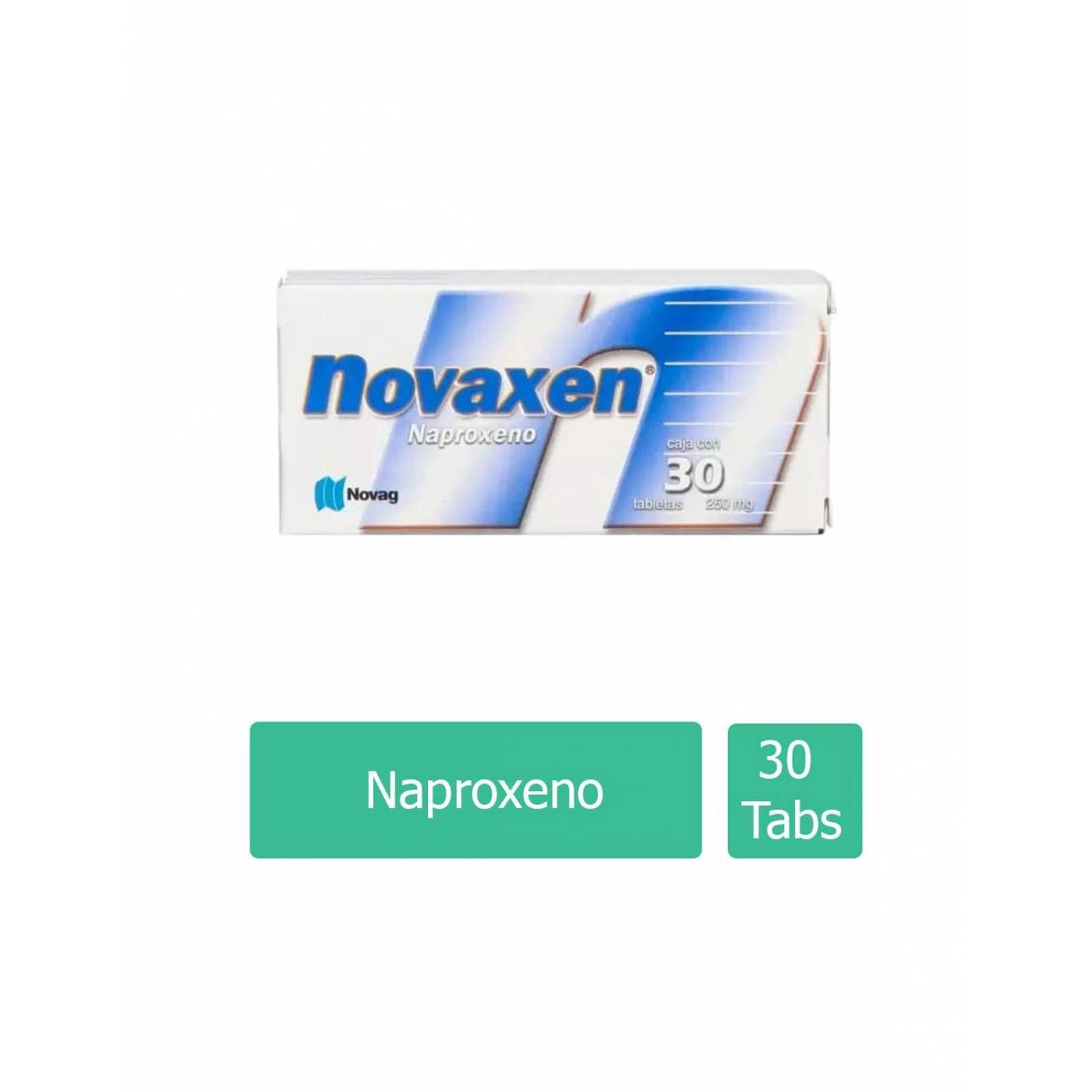 Novaxen 250 mg Caja Con 30 Tabletas