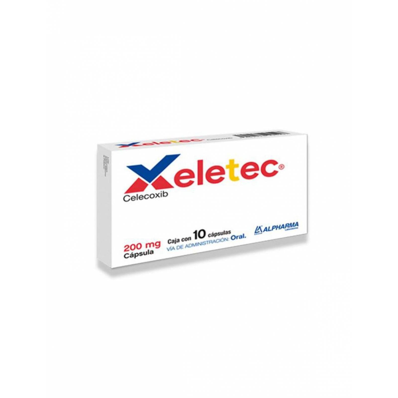 Xeletec 200 mg Caja Con 10 Cápsulas 