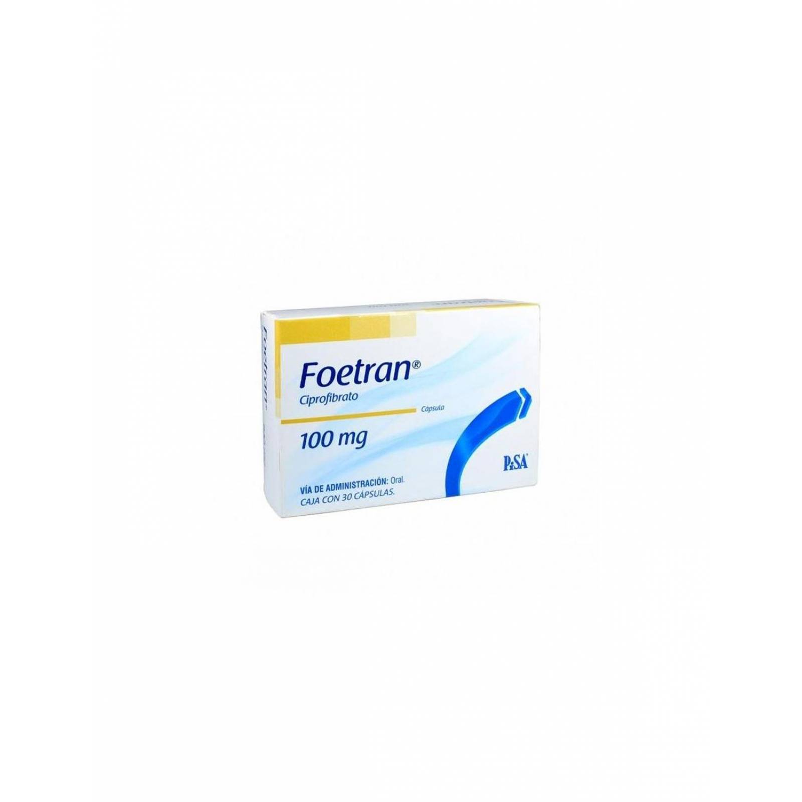 Foetran 100 mg 30 Cápsulas 