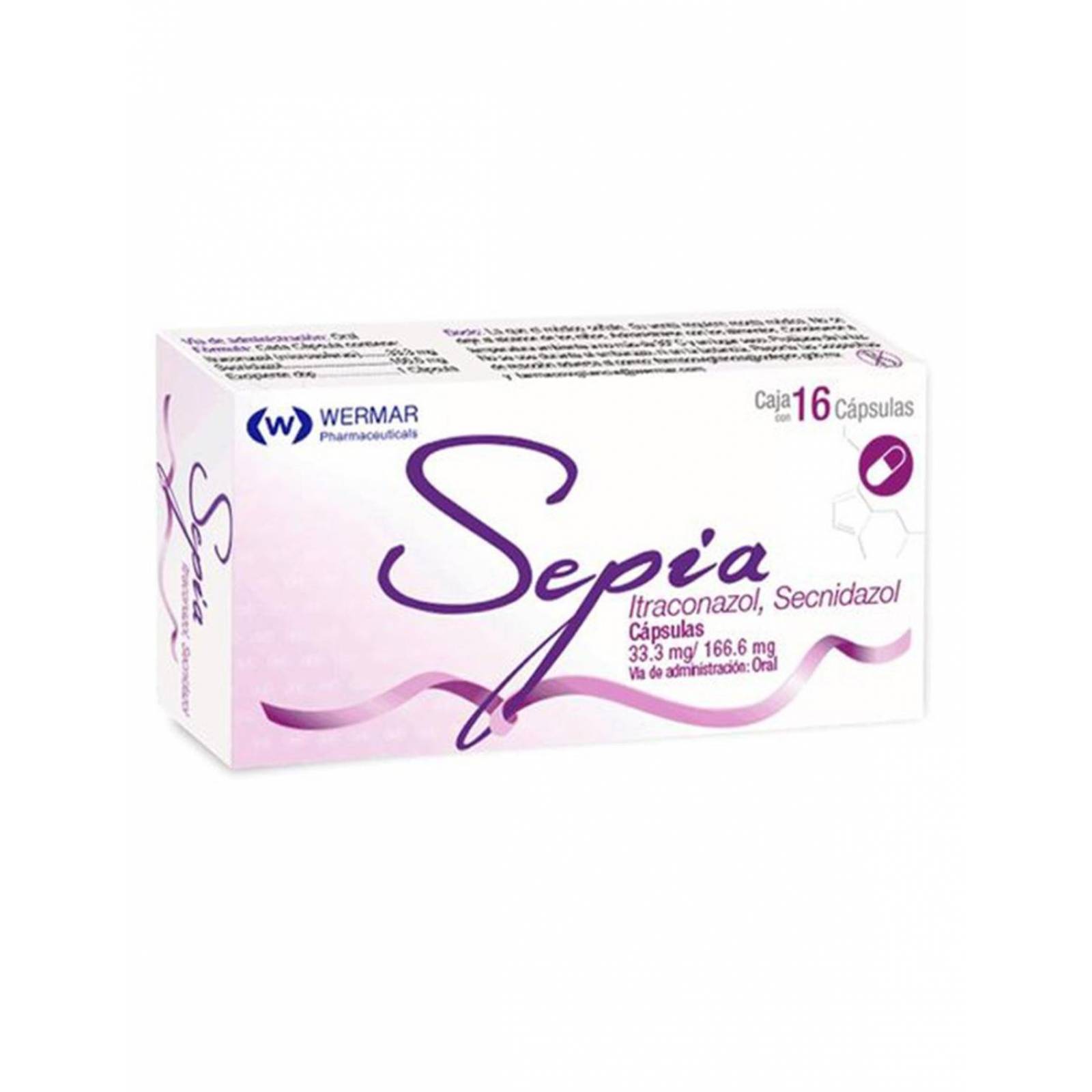 Sepia 33.3 mg/166.6 mg Caja Con 16 Cápsulas 