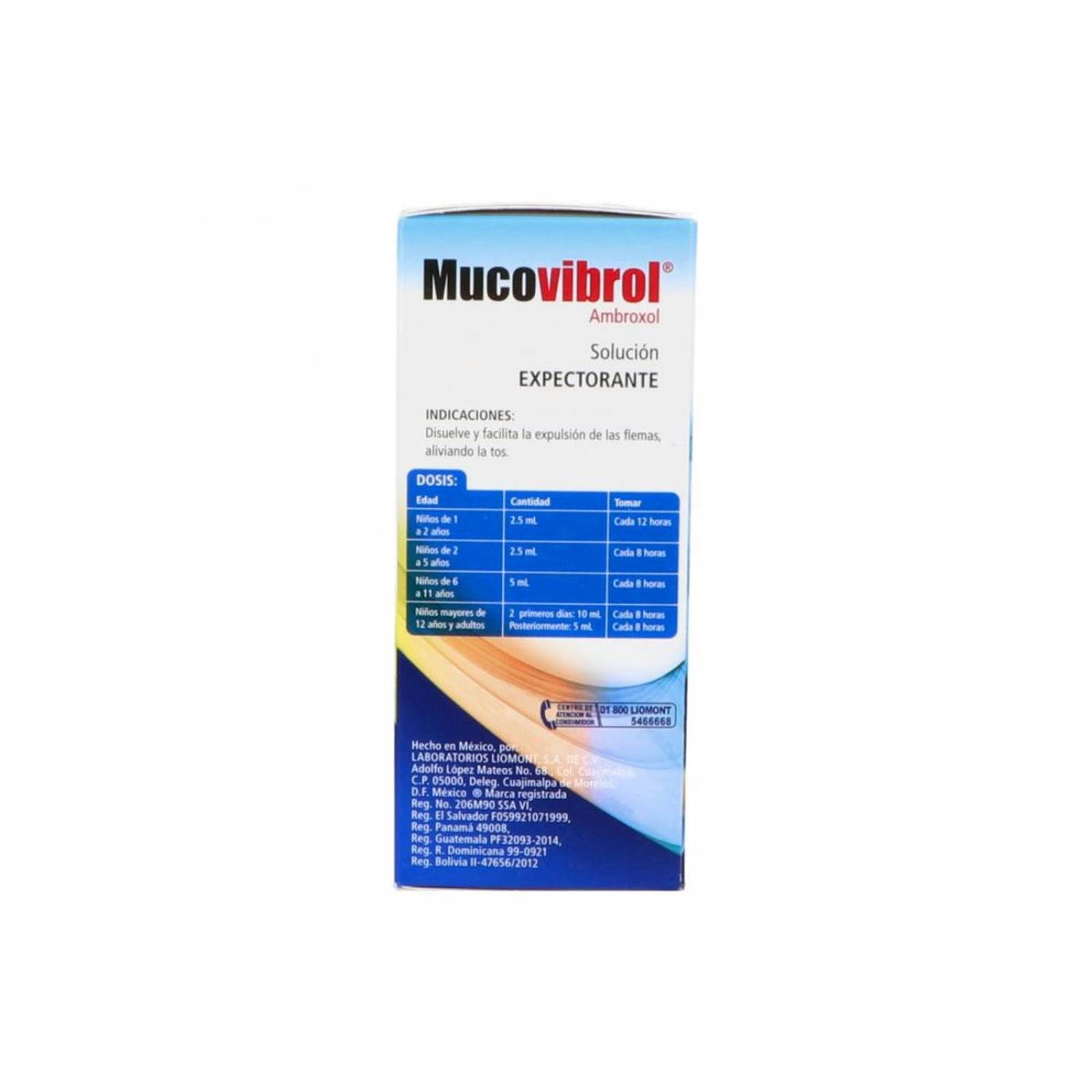 Mucovibrol 300 mg Solución Frasco Con 120 mL 